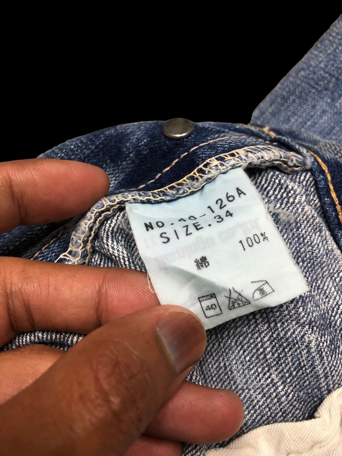 Spellbound DAMAGED DIRTY DISTRESSED DENIM Size US 35 - 12 Thumbnail