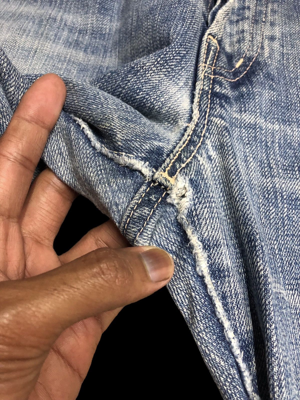 Spellbound DAMAGED DIRTY DISTRESSED DENIM Size US 35 - 7 Thumbnail
