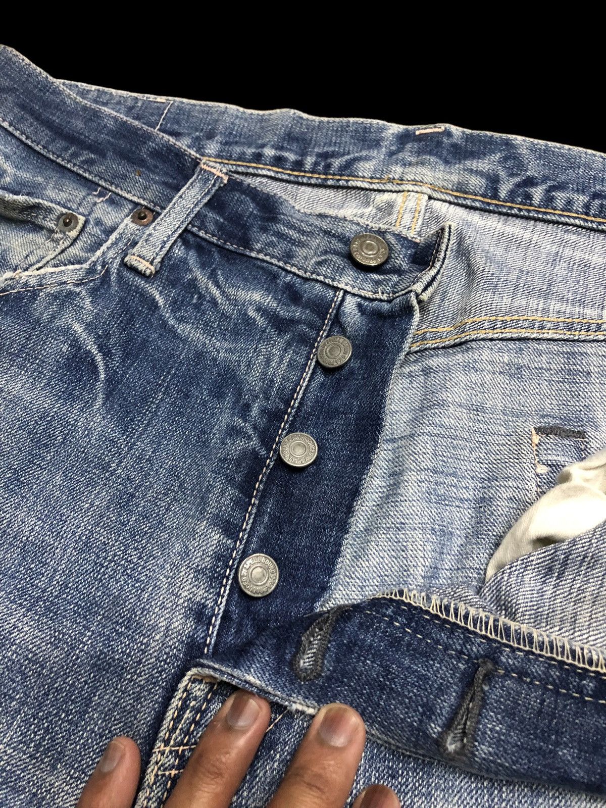 Spellbound DAMAGED DIRTY DISTRESSED DENIM Size US 35 - 11 Thumbnail