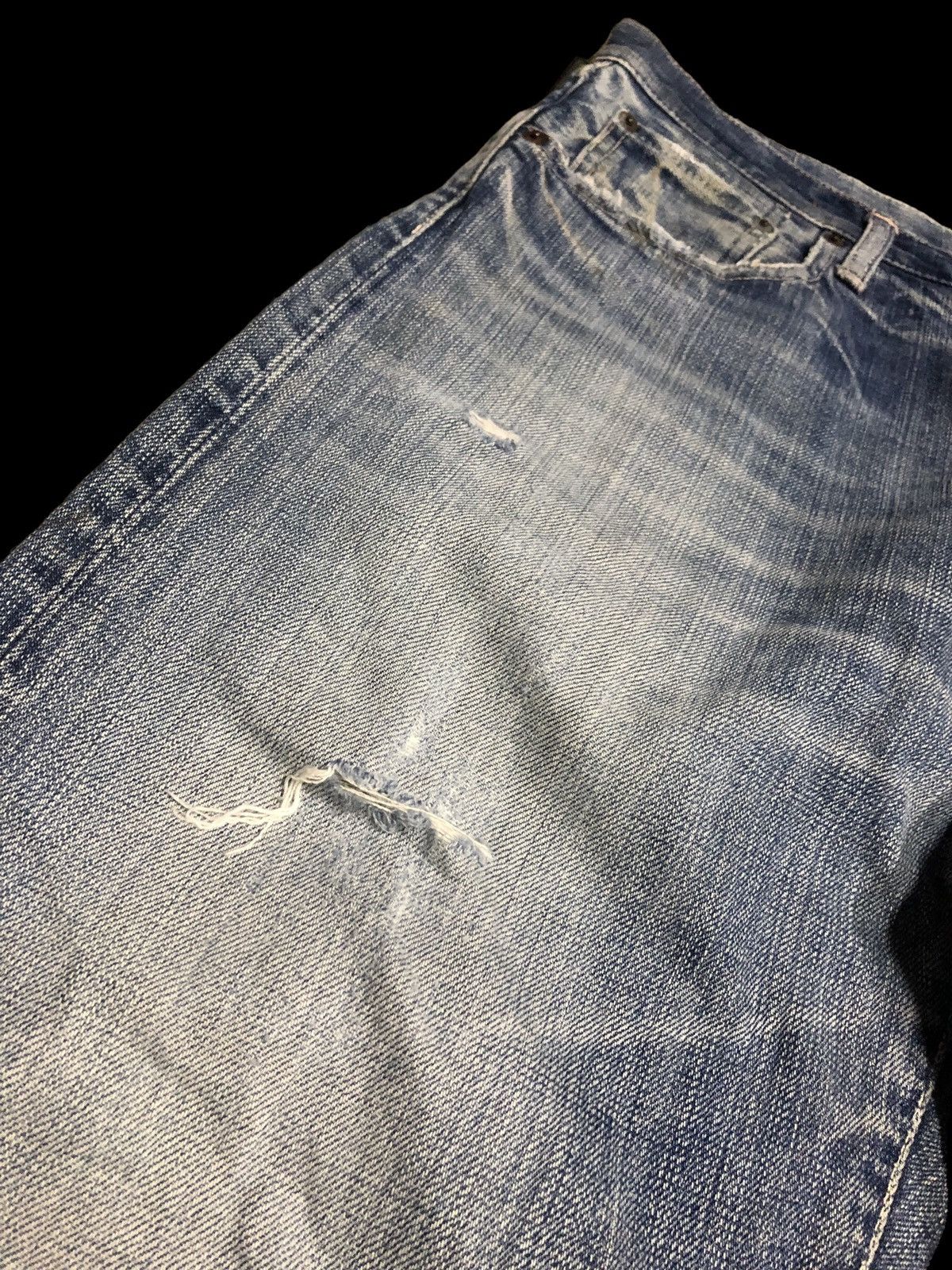 Spellbound DAMAGED DIRTY DISTRESSED DENIM Size US 35 - 8 Thumbnail