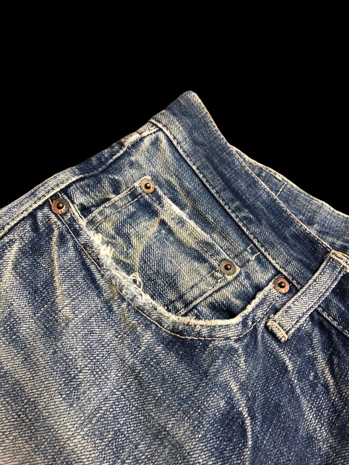 Spellbound DAMAGED DIRTY DISTRESSED DENIM Size US 35 - 16 Thumbnail
