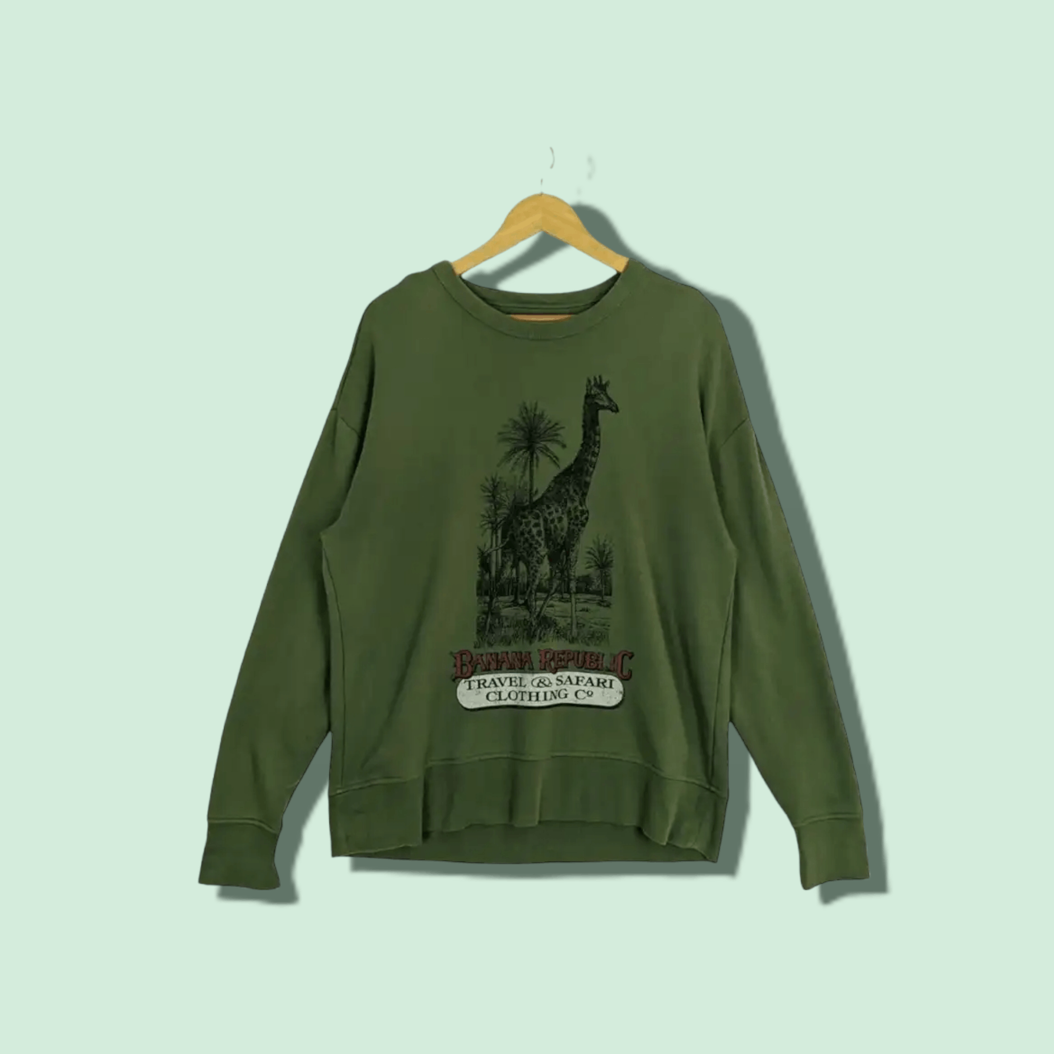 Banana Republic BANANA REPUBLIC Safari Graphic Jumper Sweatshirt Size US M / EU 48-50 / 2 - 1 Thumbnail