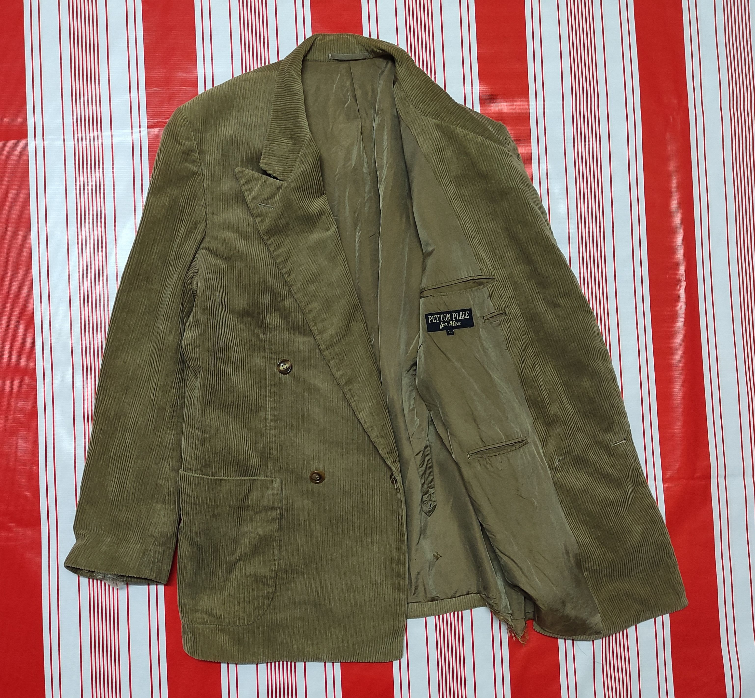 Designer × PPFM × Vintage Vtg PPFM peyton place corduroy blazer Size US M / EU 48-50 / 2 - 1 Thumbnail