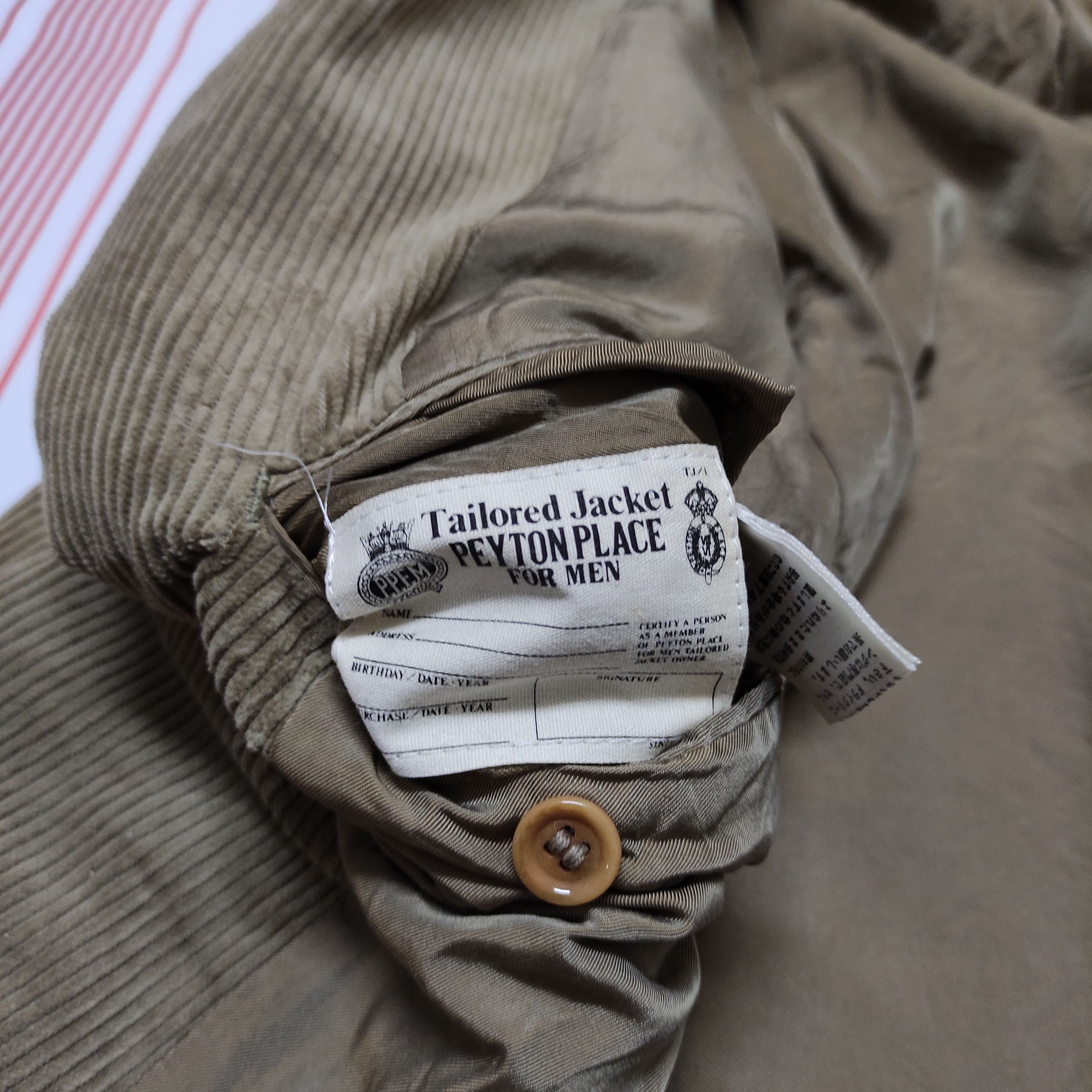 Designer × PPFM × Vintage Vtg PPFM peyton place corduroy blazer Size US M / EU 48-50 / 2 - 4 Thumbnail