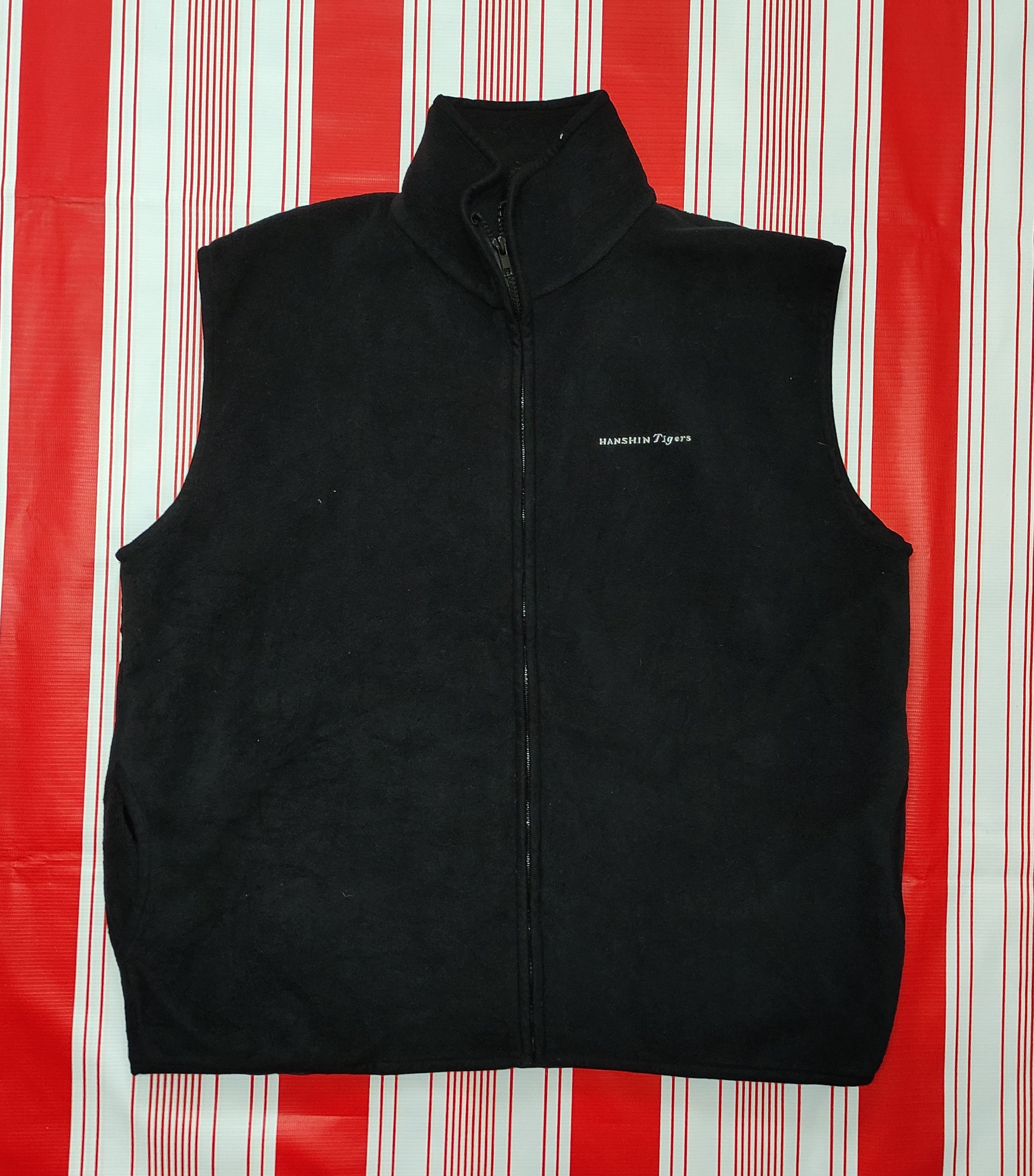 Japanese Brand × Sports Specialties × Vintage Vintage Hanshin Tigers fleece vest Baseball Size US XL / EU 56 / 4 - 2 Thumbnail