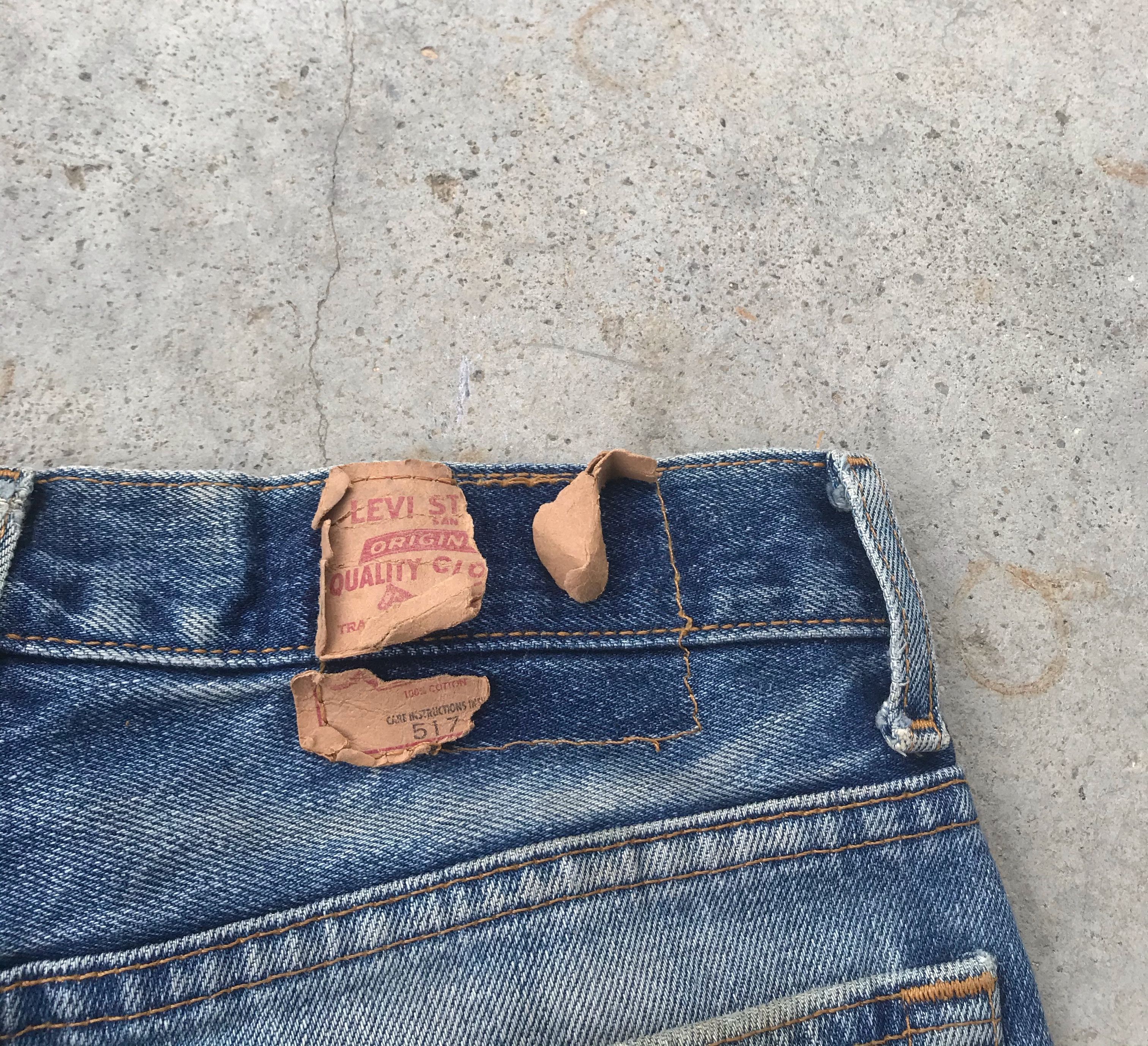 Levi's Vintage Levi's 517 rusty wash distressed denim jeans Size US 28 / EU 44 - 7 Thumbnail