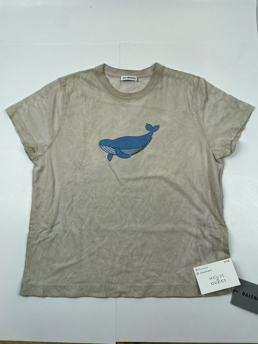 Balenciaga whale hot sale tee