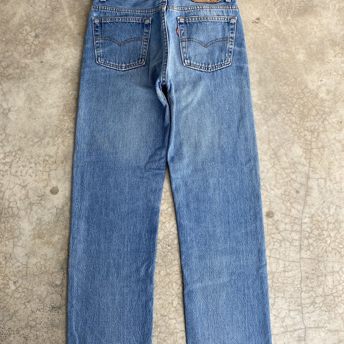 Levi's Vintage 90’s Levis 501xx Faded Stonewashed Denim Jeans Size US 29 - 16 Thumbnail