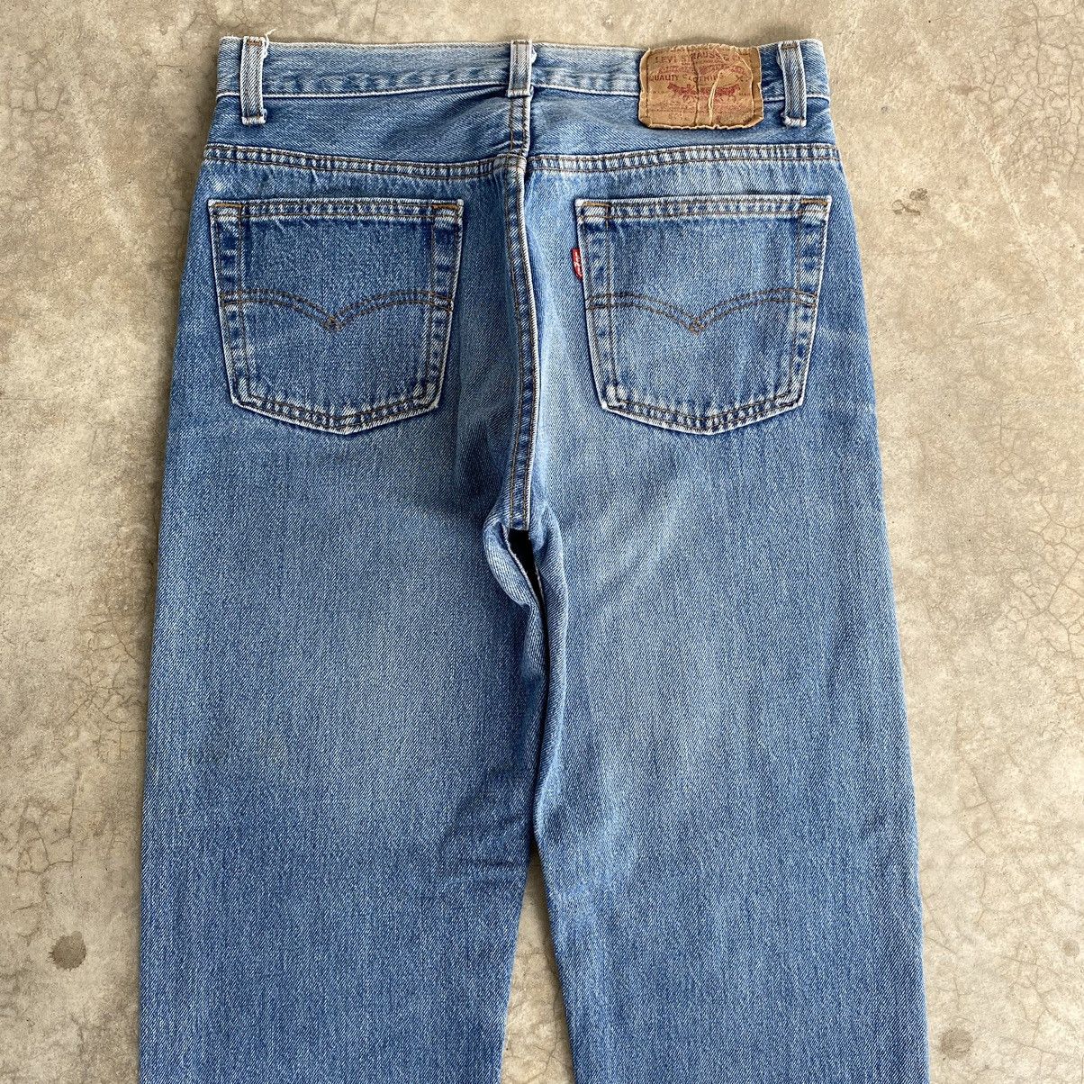 Levi's Vintage 90’s Levis 501xx Faded Stonewashed Denim Jeans Size US 29 - 14 Thumbnail