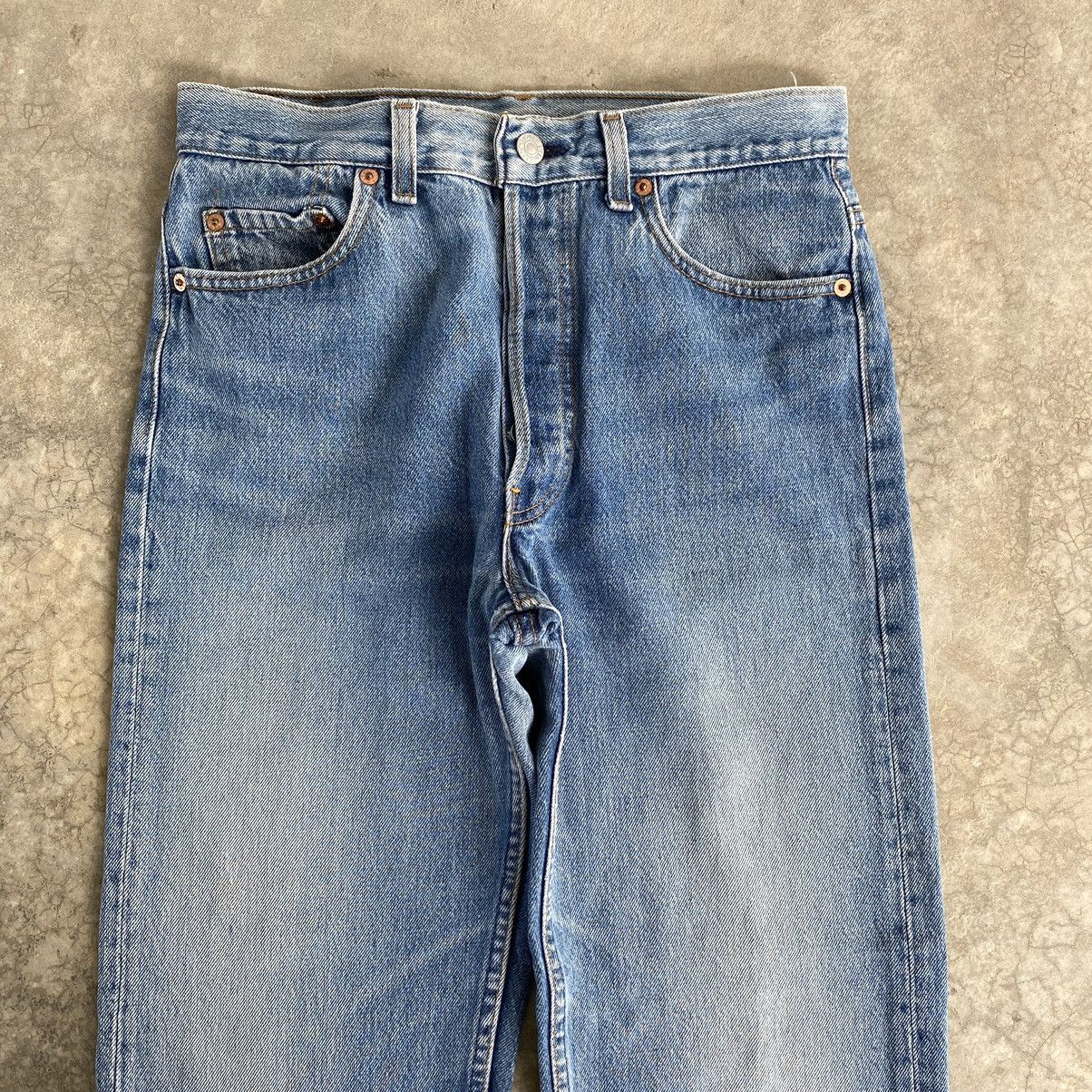 Levi's Vintage 90’s Levis 501xx Faded Stonewashed Denim Jeans Size US 29 - 6 Thumbnail