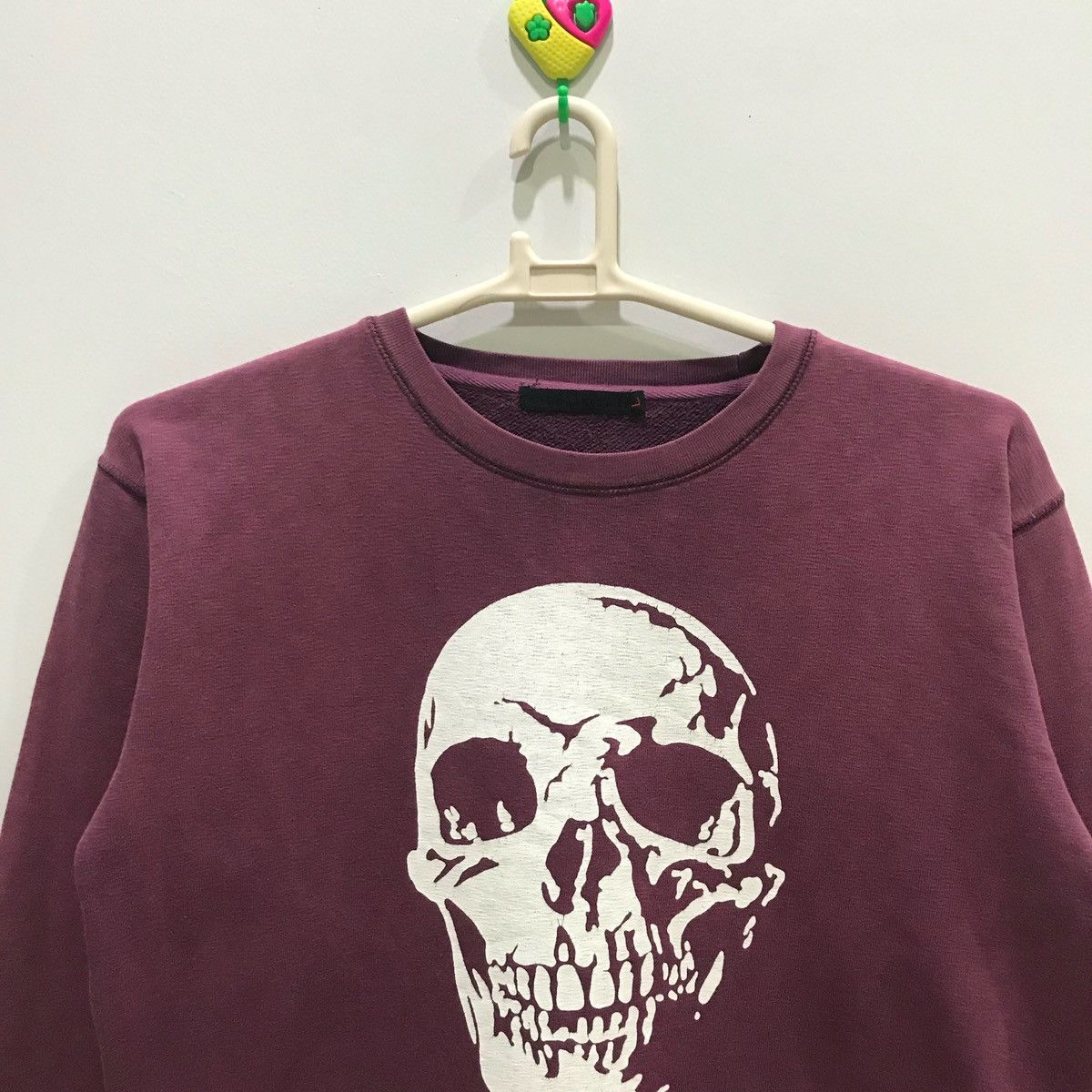 Japanese Brand SMOKY BRANCH Sweatshirt Skull Design Size L Size US L / EU 52-54 / 3 - 2 Thumbnail
