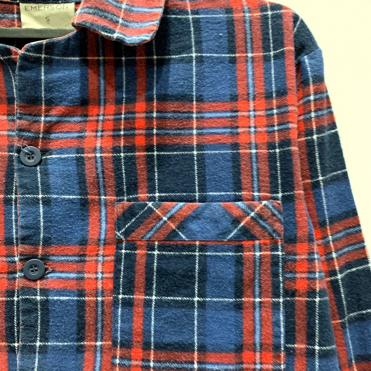 Flannel × Japanese Brand × Vintage EMERSON Flannel Size S Fits M Size US M / EU 48-50 / 2 - 3 Thumbnail