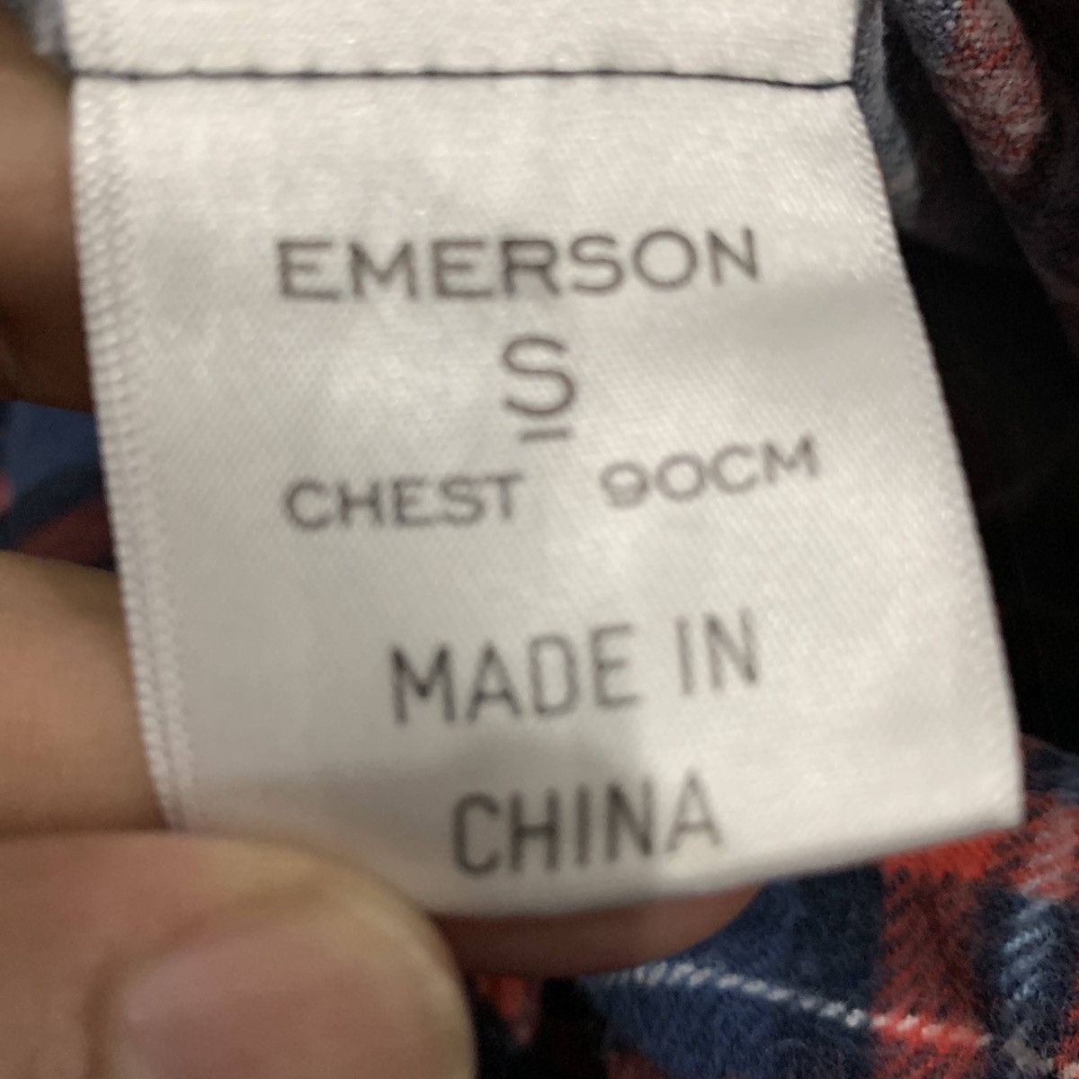 Flannel × Japanese Brand × Vintage EMERSON Flannel Size S Fits M Size US M / EU 48-50 / 2 - 9 Thumbnail