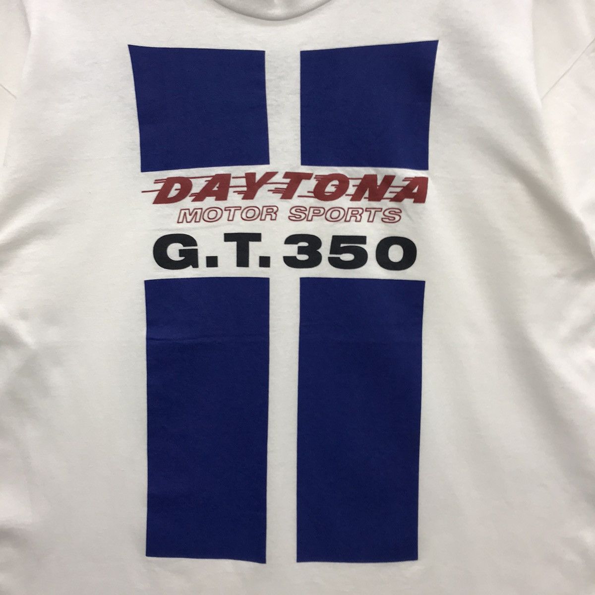 Daytona × Hanes × Vintage *Rare!! Vintage Hanes DAYTONA MOTOR SPORTS G.T.350 Size US L / EU 52-54 / 3 - 7 Thumbnail