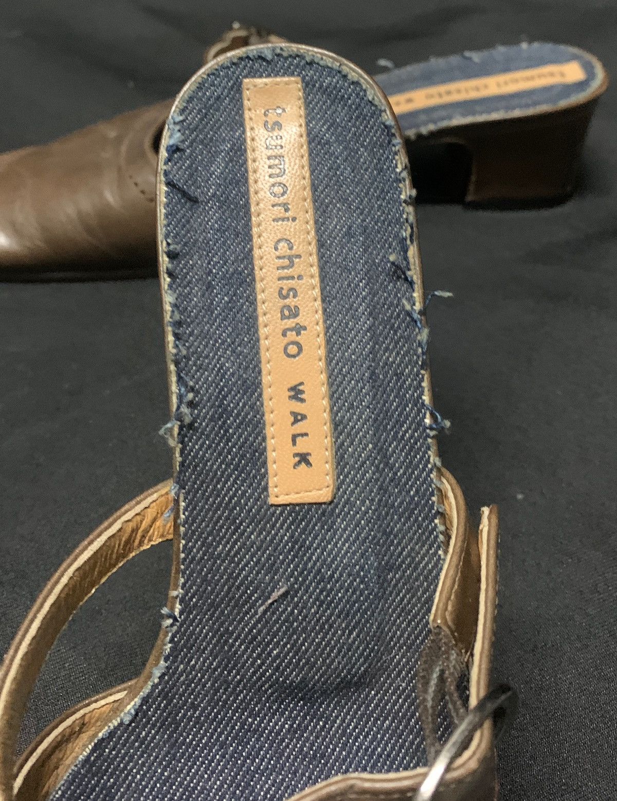 Issey Miyake Tsumori Chisato Japan Walk leather/denim made in japan Size US 5 / IT 35 - 5 Thumbnail