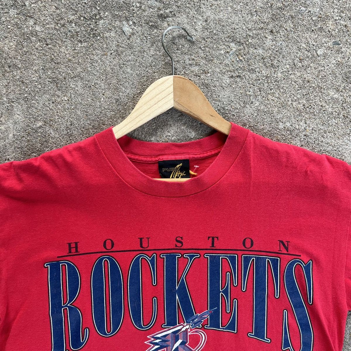 NBA × Vintage Vintage NBA Houston Rockets Tshirt Size US L / EU 52-54 / 3 - 5 Thumbnail