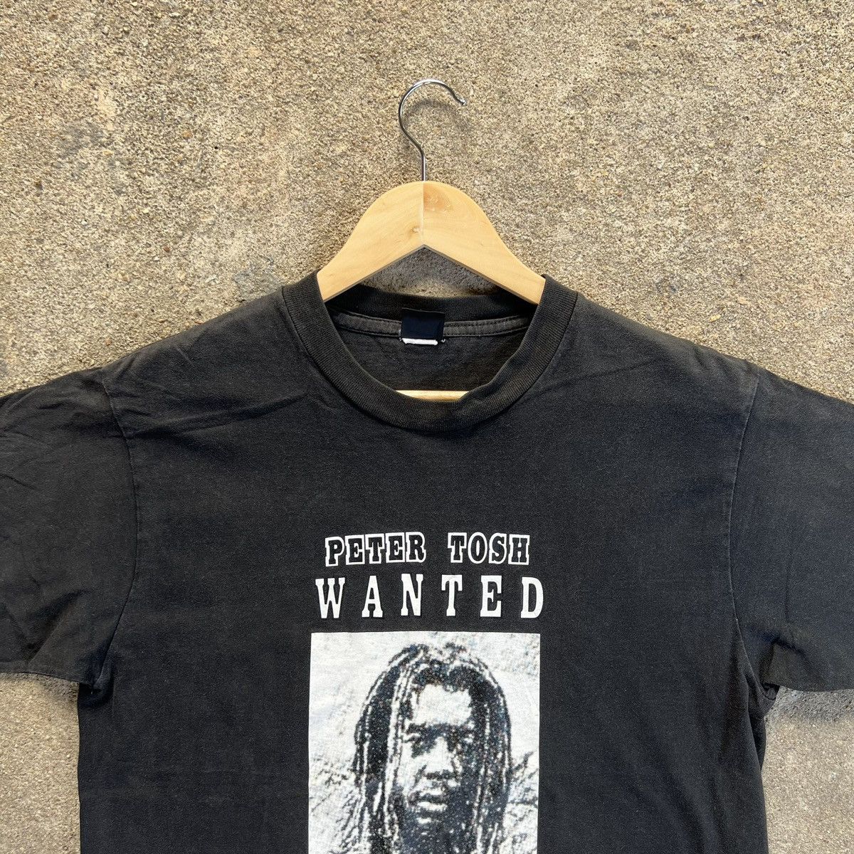 Band Tees × Vintage Vintage Peter Tosh Wanted Dread & Alive Tshirt Size US L / EU 52-54 / 3 - 3 Thumbnail