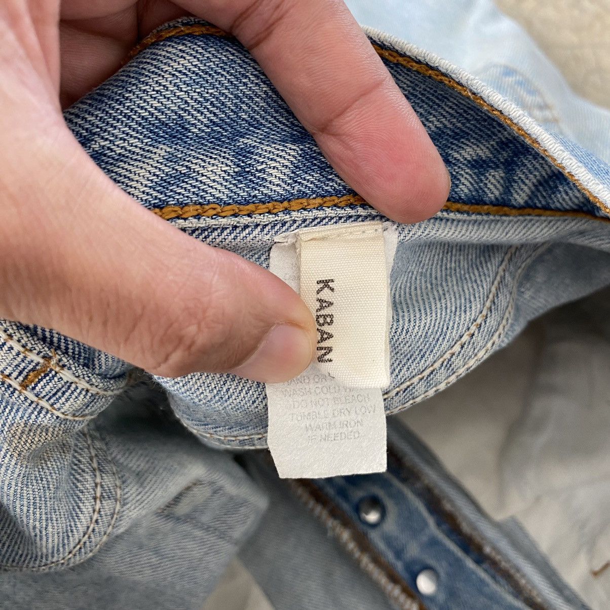 Vintage Levis 90’s 501 Boro Distressed Cropped Denim