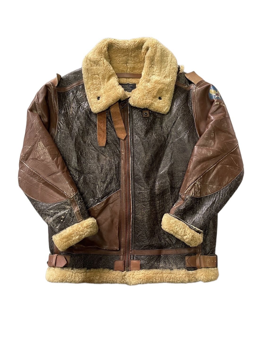 Flight Jacket Cockpit Usa B3 Bomber Leather Jacket Vintage Type B3