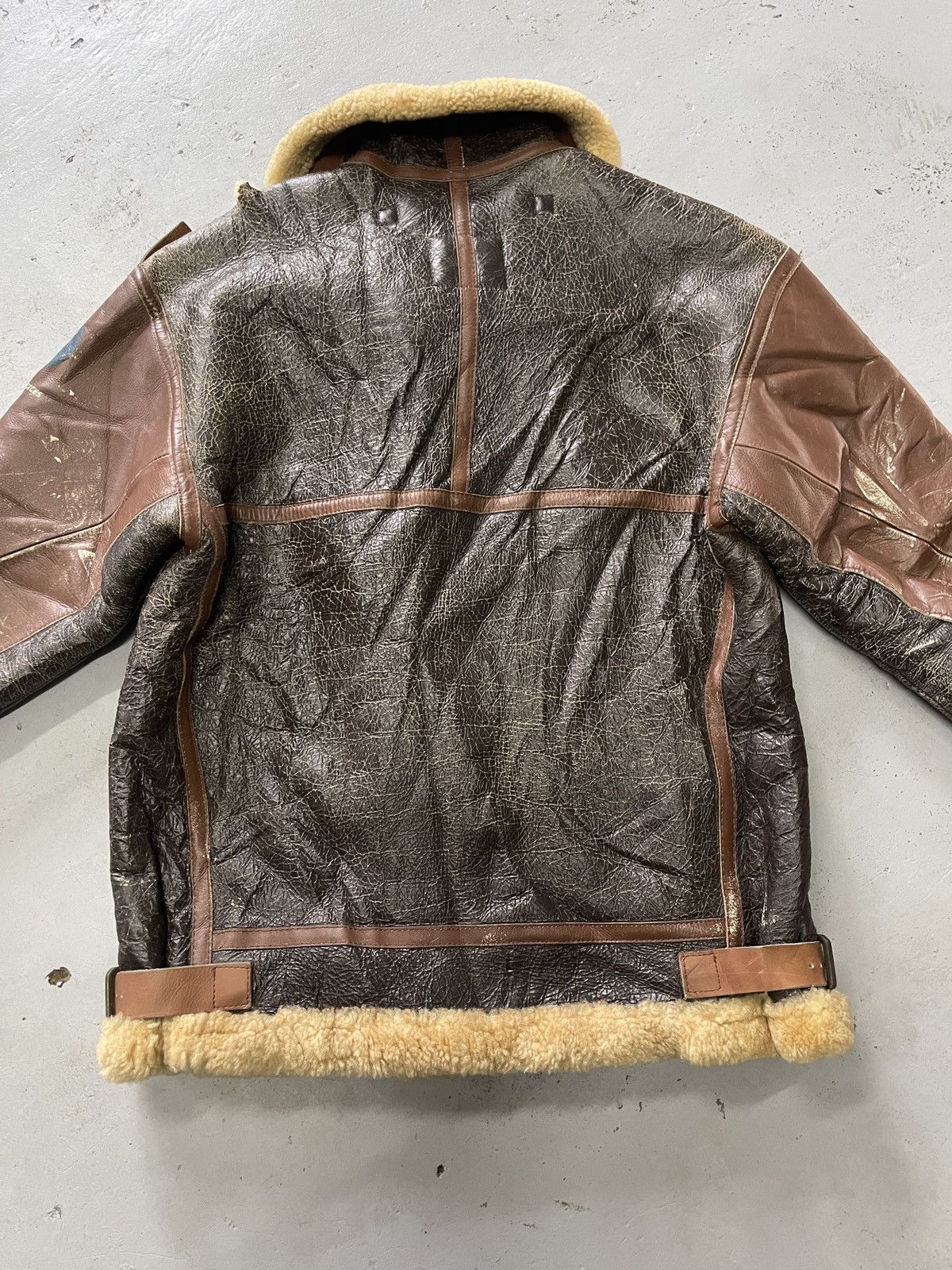 Vintage Type B3 Dog Fight Air Forces Sheepskin Jacket