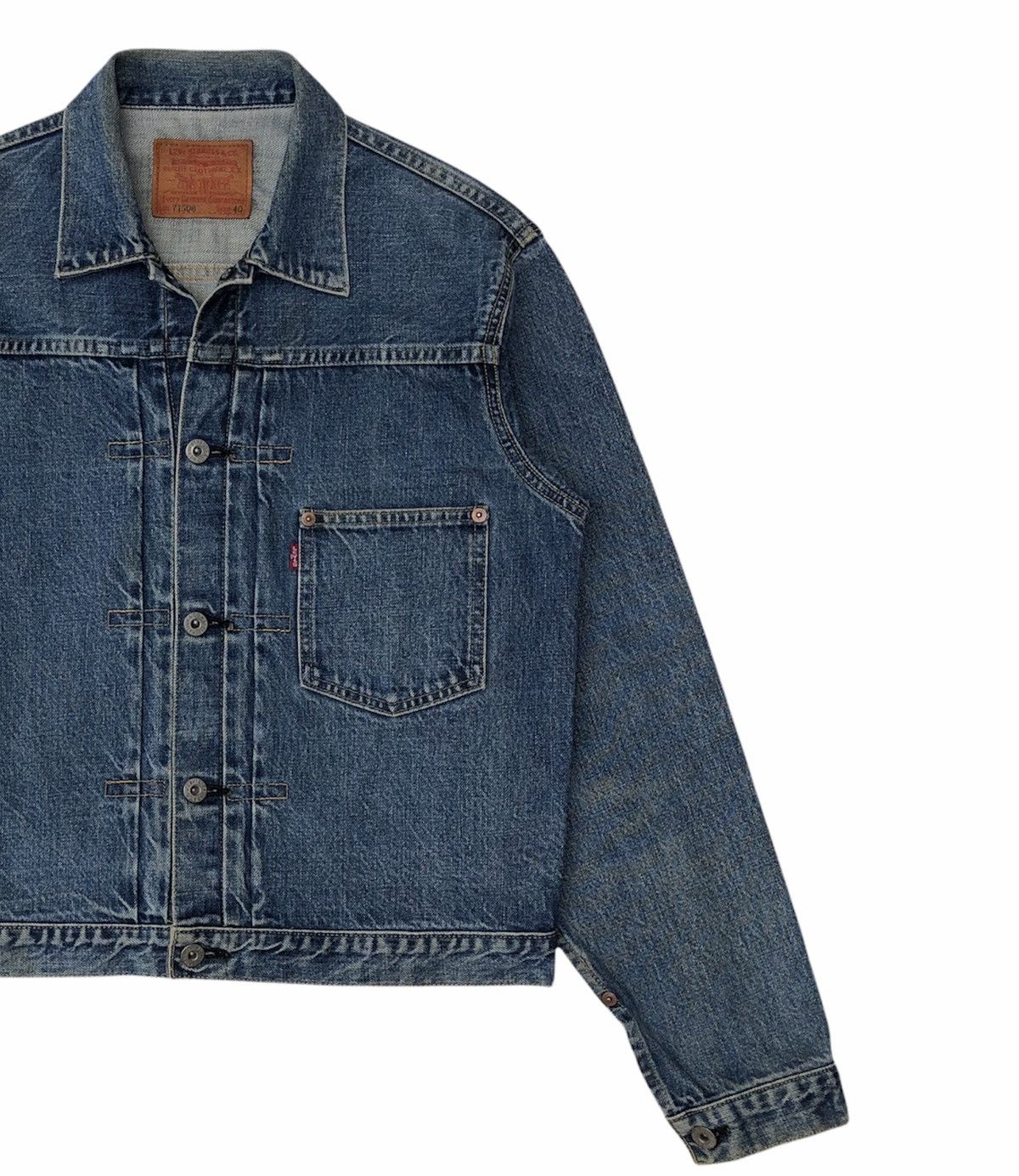 Levi's Vintage Clothing Vintage 40s Levis S506 LVC Single Pocket Selvage Denim Size US M / EU 48-50 / 2 - 3 Thumbnail