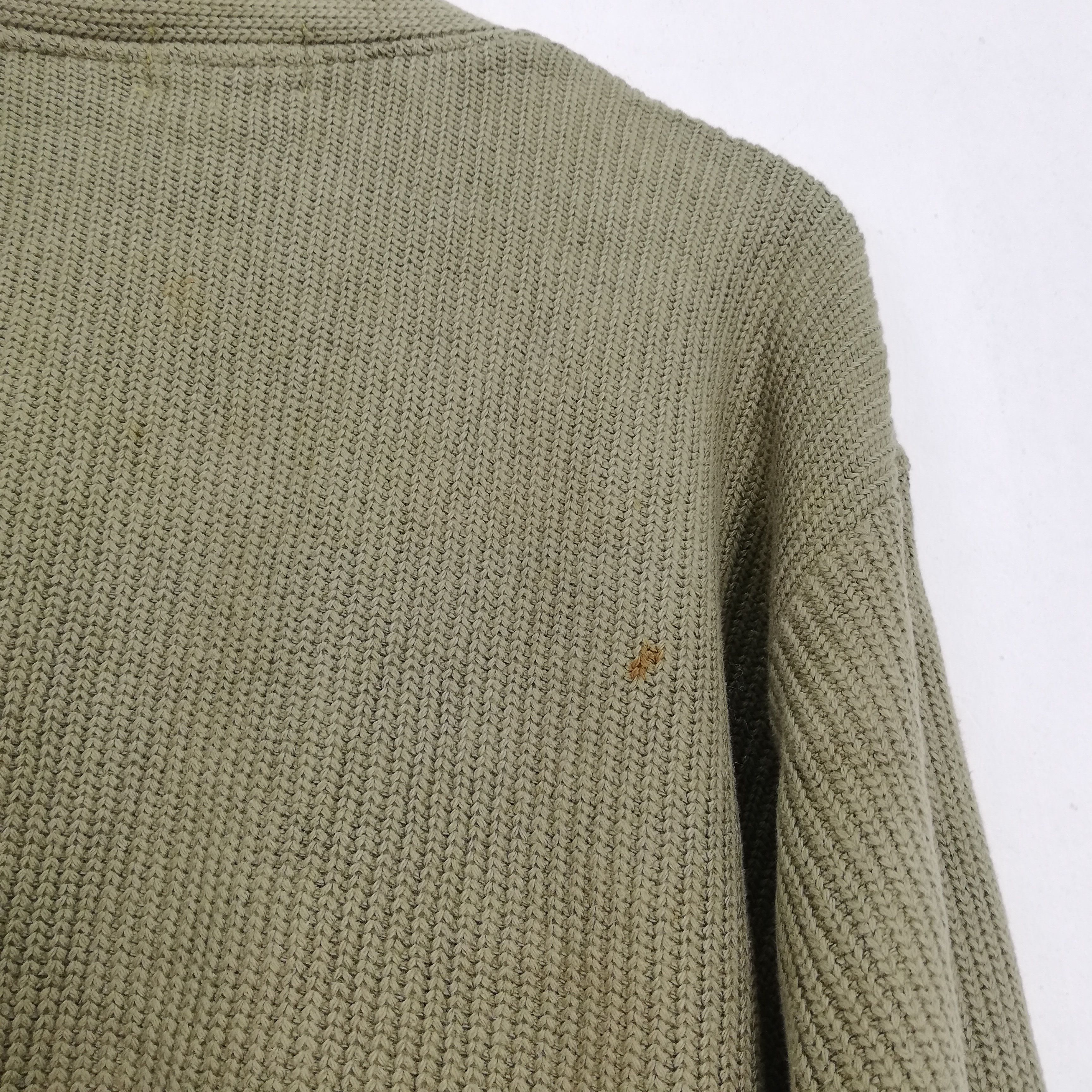 Aran Isles Knitwear × Designer × Japanese Brand 💥VINTAGE💥 Where East Meets West Knitwear Cardigan #0425 DP Size US M / EU 48-50 / 2 - 8 Thumbnail