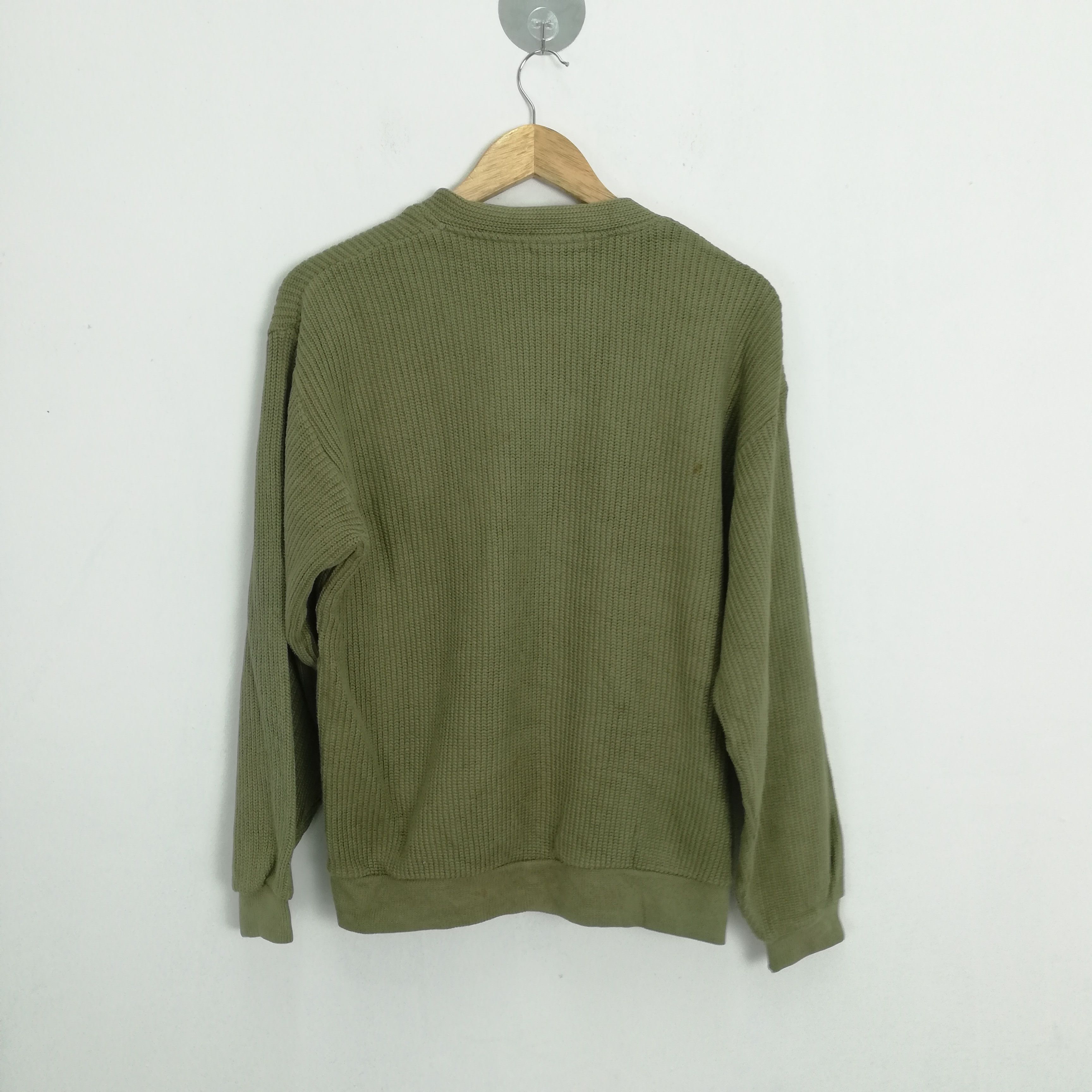 Aran Isles Knitwear × Designer × Japanese Brand 💥VINTAGE💥 Where East Meets West Knitwear Cardigan #0425 DP Size US M / EU 48-50 / 2 - 7 Thumbnail
