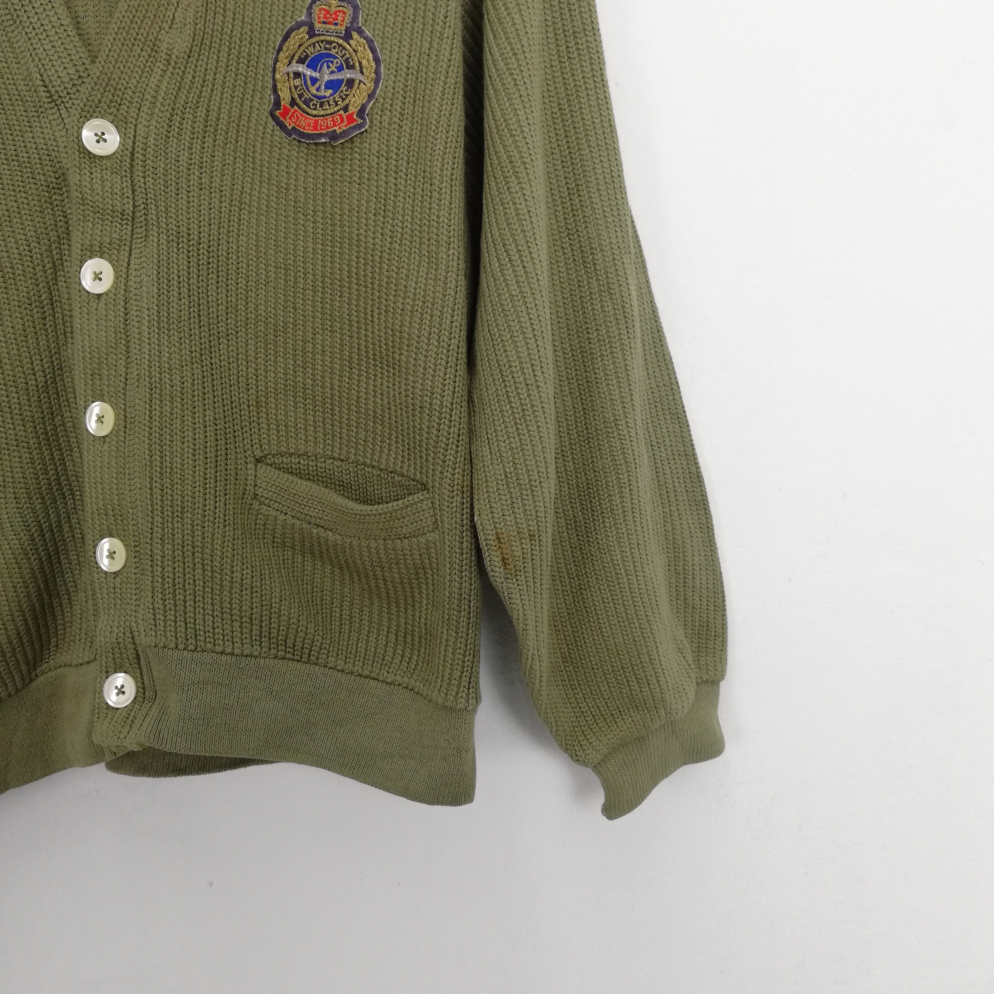 Aran Isles Knitwear × Designer × Japanese Brand 💥VINTAGE💥 Where East Meets West Knitwear Cardigan #0425 DP Size US M / EU 48-50 / 2 - 3 Thumbnail