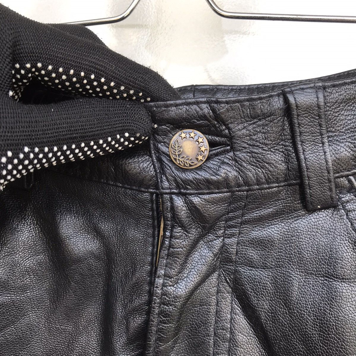 Designer × Leather Designer Coggiola men Leather pant waist 31 inch Size US 31 - 8 Thumbnail