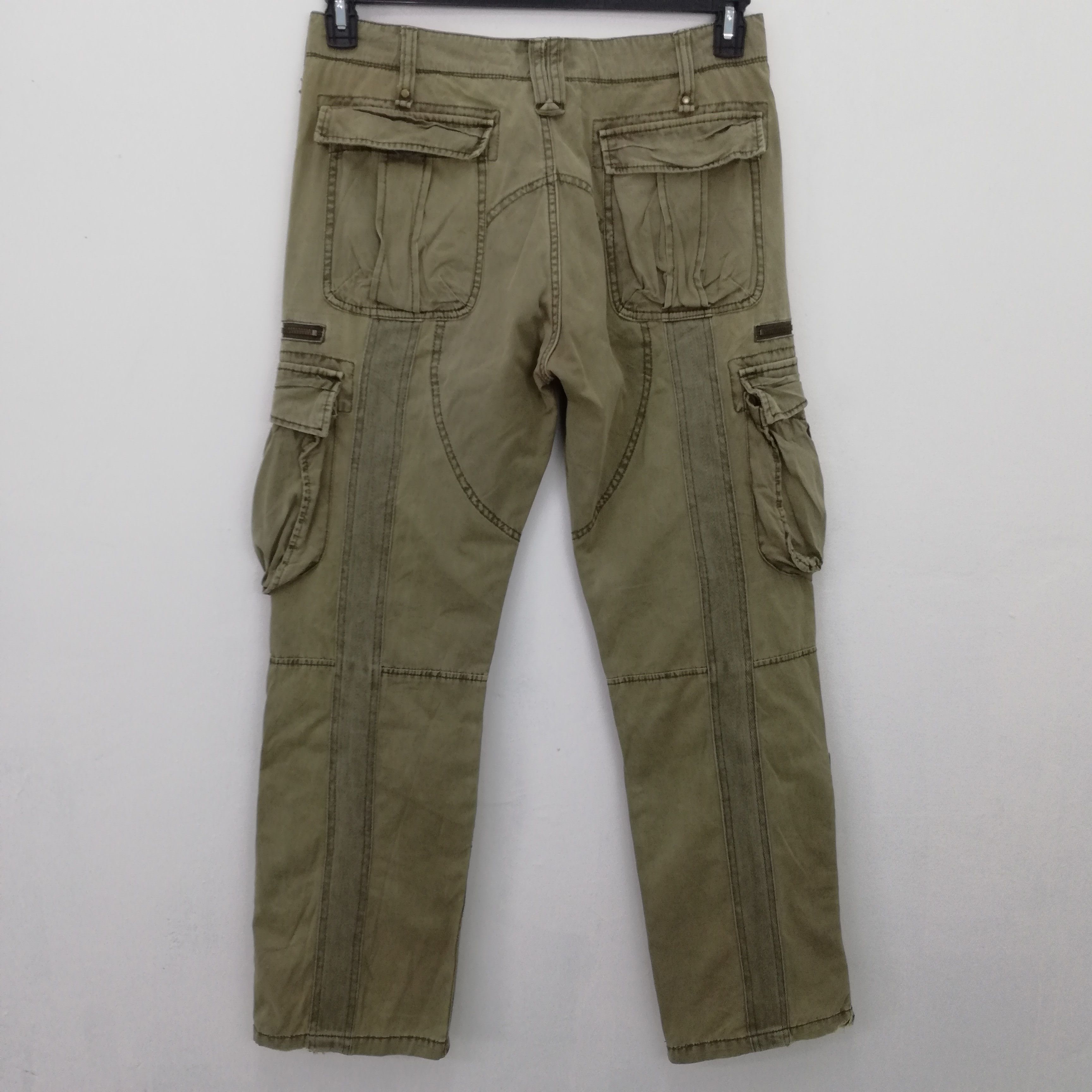 Avirex × Designer × Japanese Brand 💥AVIREX MULTI UTILITY ARMY CARGO PANTS HYPERBEAST #0386 DP Size US 33 - 6 Thumbnail