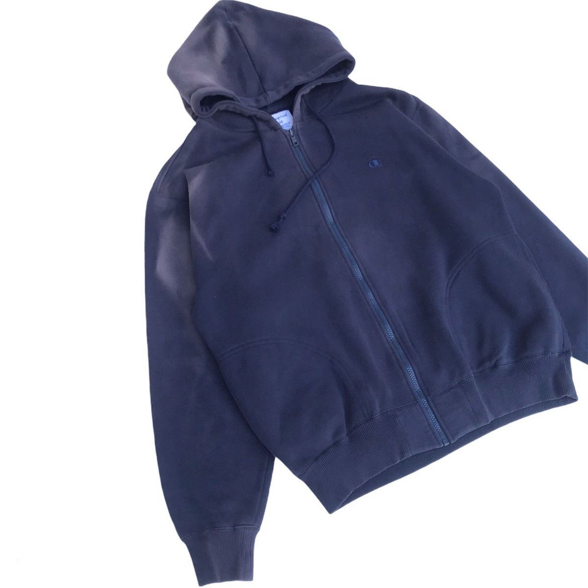Champion × Vintage Trashed Vintage Champion distressed acidwash style hoodie Size US L / EU 52-54 / 3 - 3 Thumbnail