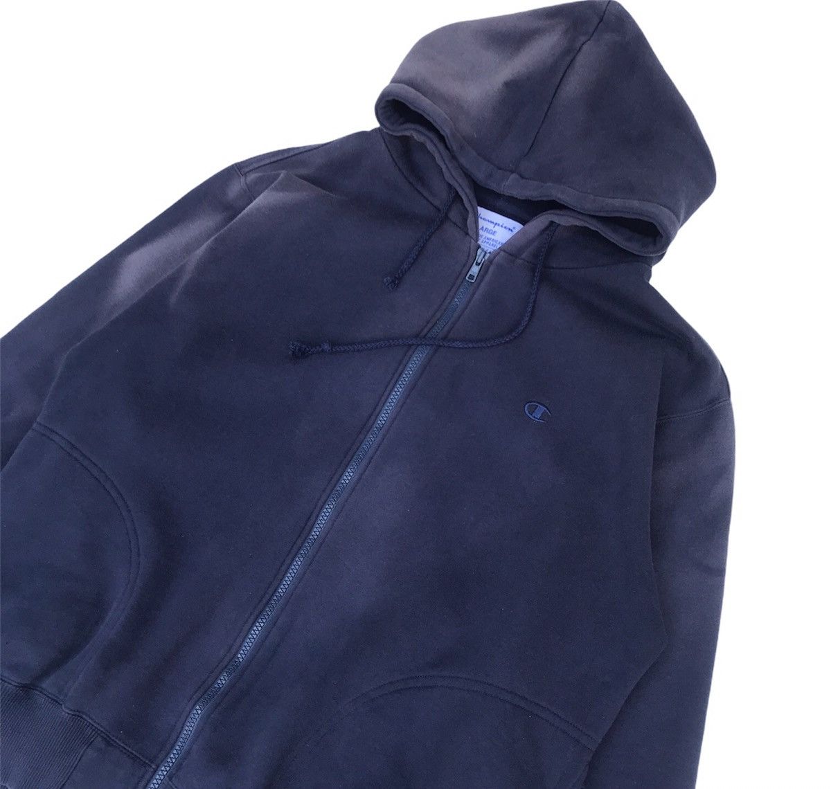Champion × Vintage Trashed Vintage Champion distressed acidwash style hoodie Size US L / EU 52-54 / 3 - 4 Thumbnail