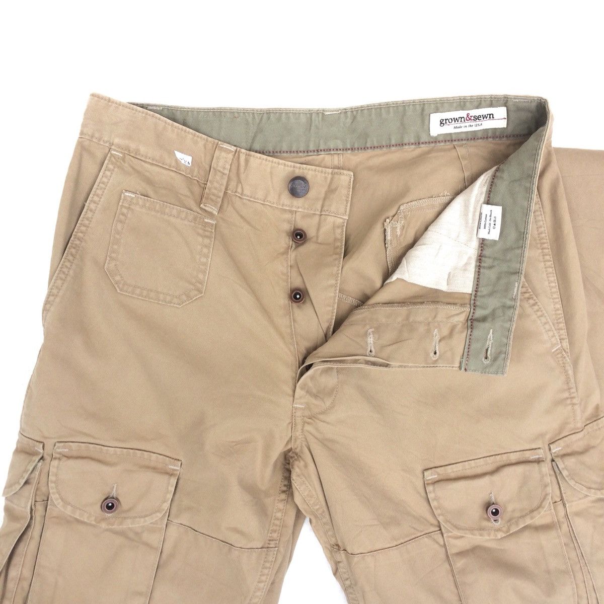 Grown & Sewn Multipocket Brown&Sewn Workwear Military Size US 32 / EU 48 - 2 Thumbnail