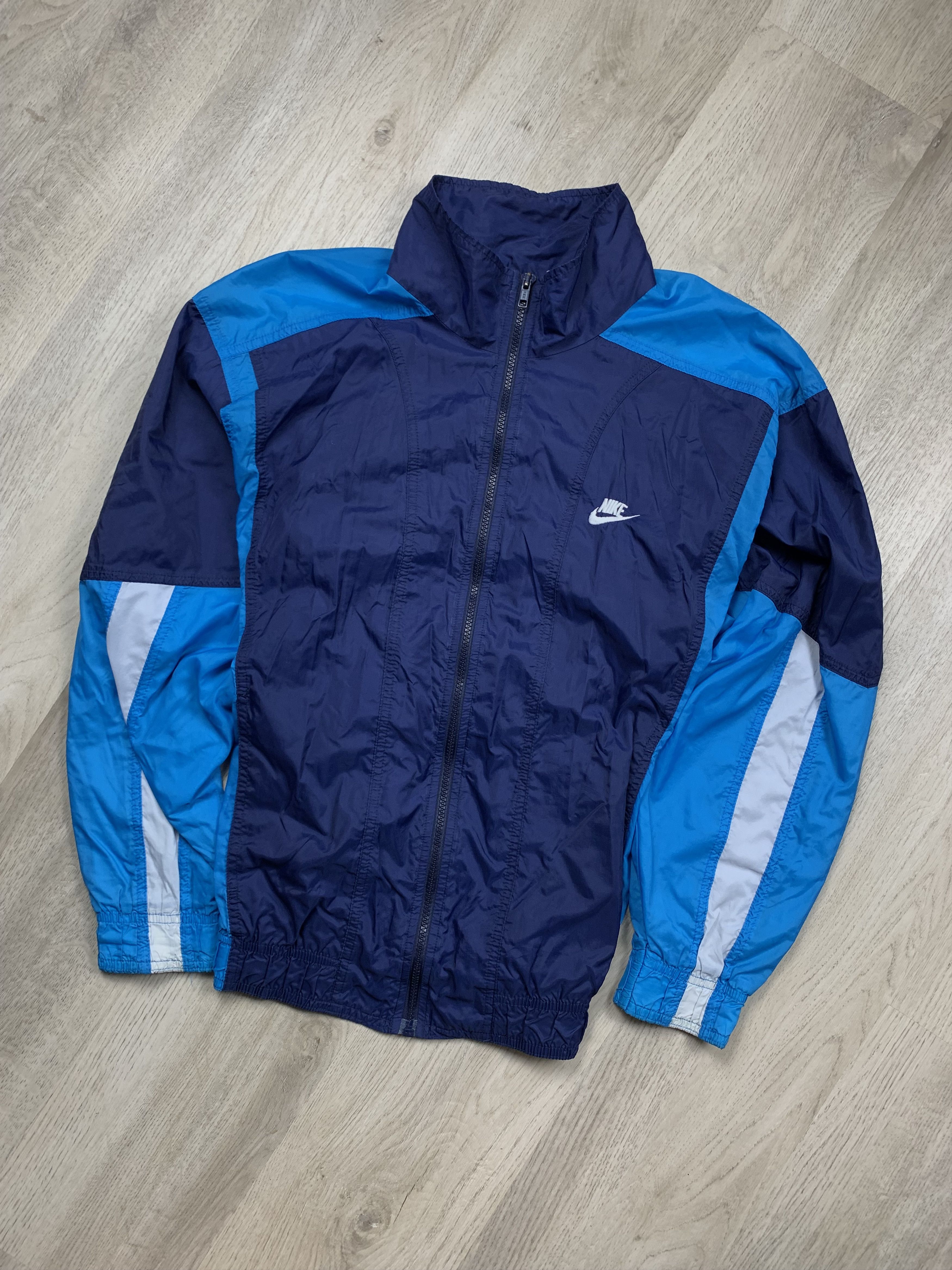 Nike Nike Vintage Mens Nylon Track Suit Jacket + Pants Drill Size US 32 / EU 48 - 2 Thumbnail