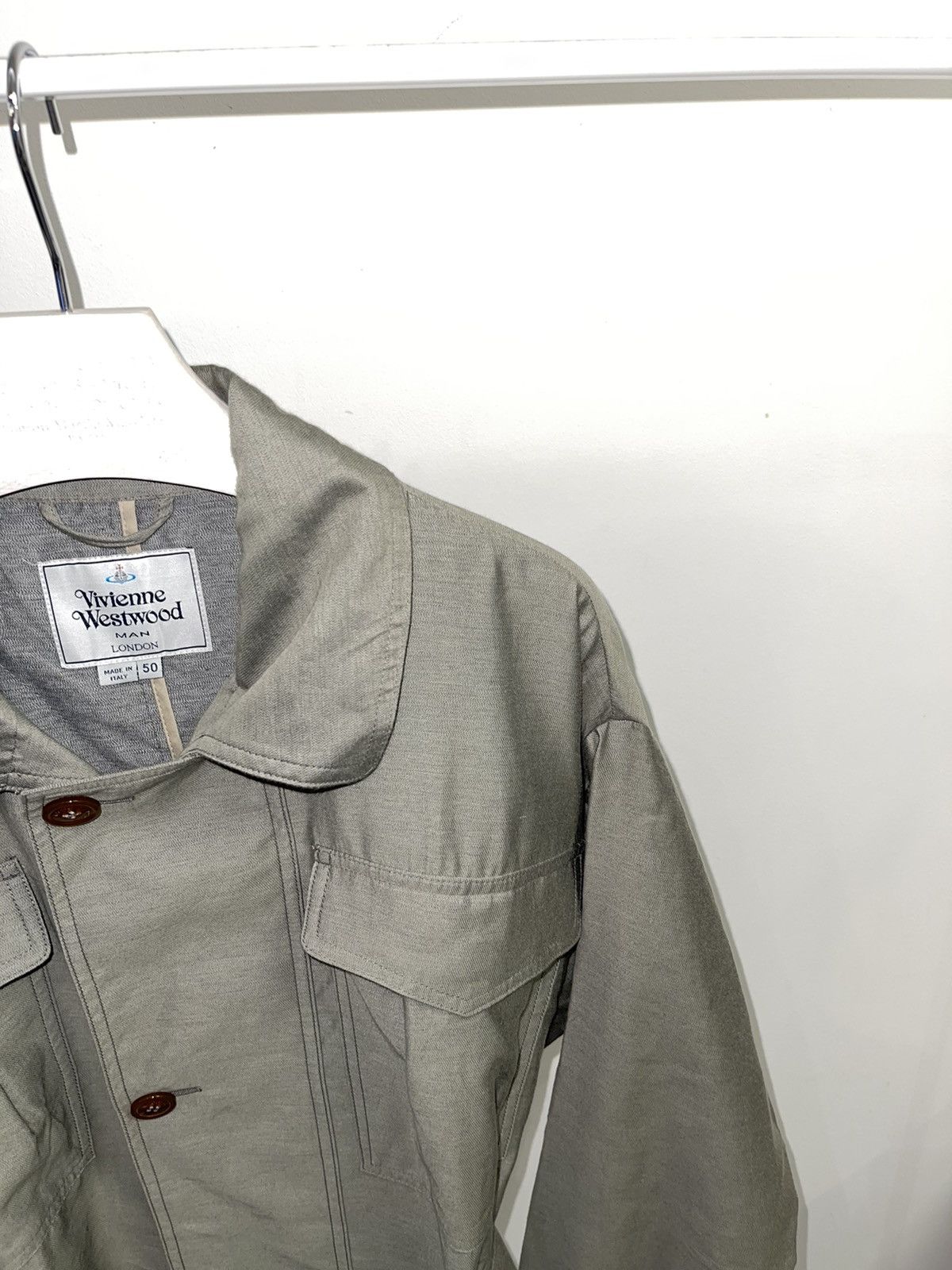 Vivienne Westwood FW13 Vivienne Westwood Gray Short Trench Coat Size US M / EU 48-50 / 2 - 4 Thumbnail