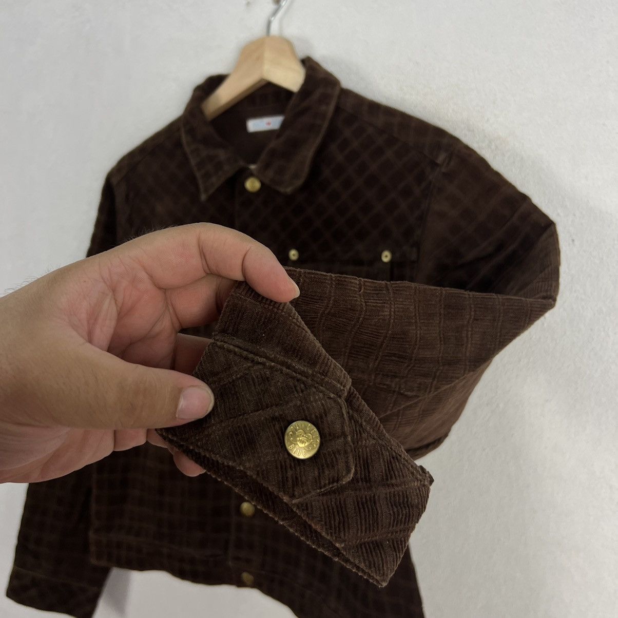 Japanese Brand VINTAGE ANGEL BLUE CROPPED JACKET TARTAN DESIGN Size L / US 10 / IT 46 - 6 Thumbnail