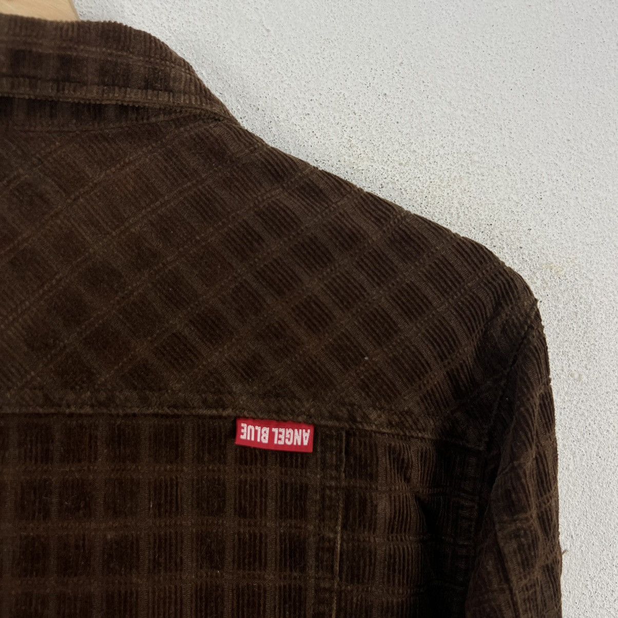 Japanese Brand VINTAGE ANGEL BLUE CROPPED JACKET TARTAN DESIGN Size L / US 10 / IT 46 - 8 Thumbnail