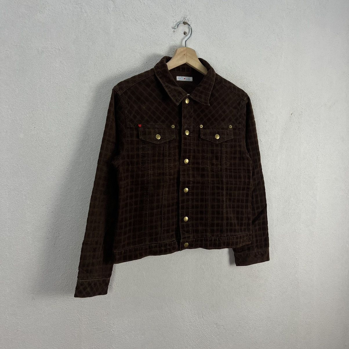 Japanese Brand VINTAGE ANGEL BLUE CROPPED JACKET TARTAN DESIGN Size L / US 10 / IT 46 - 2 Thumbnail