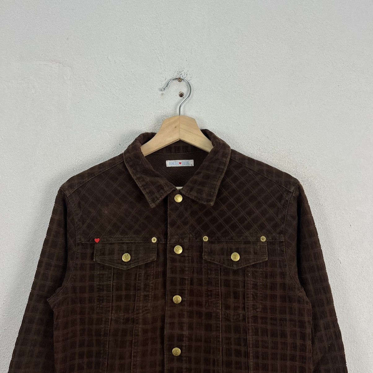 Japanese Brand VINTAGE ANGEL BLUE CROPPED JACKET TARTAN DESIGN Size L / US 10 / IT 46 - 3 Thumbnail
