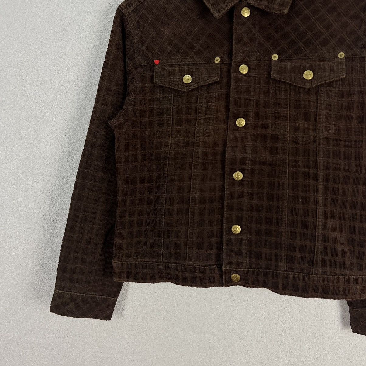 Japanese Brand VINTAGE ANGEL BLUE CROPPED JACKET TARTAN DESIGN Size L / US 10 / IT 46 - 4 Thumbnail