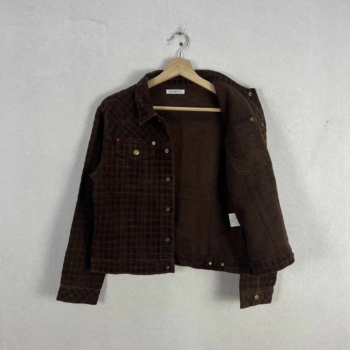 Japanese Brand VINTAGE ANGEL BLUE CROPPED JACKET TARTAN DESIGN Size L / US 10 / IT 46 - 10 Thumbnail