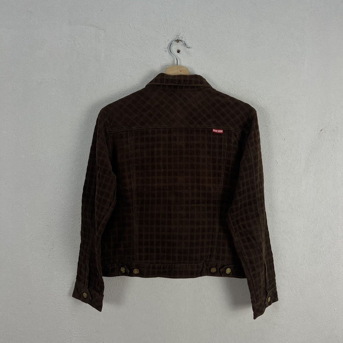 Japanese Brand VINTAGE ANGEL BLUE CROPPED JACKET TARTAN DESIGN Size L / US 10 / IT 46 - 7 Thumbnail