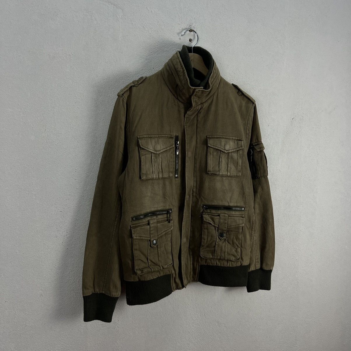 Japanese Brand VINTAGE V-MEN MULTI POCKET CARGO JACKET JAPAN MADE Size US L / EU 52-54 / 3 - 2 Thumbnail