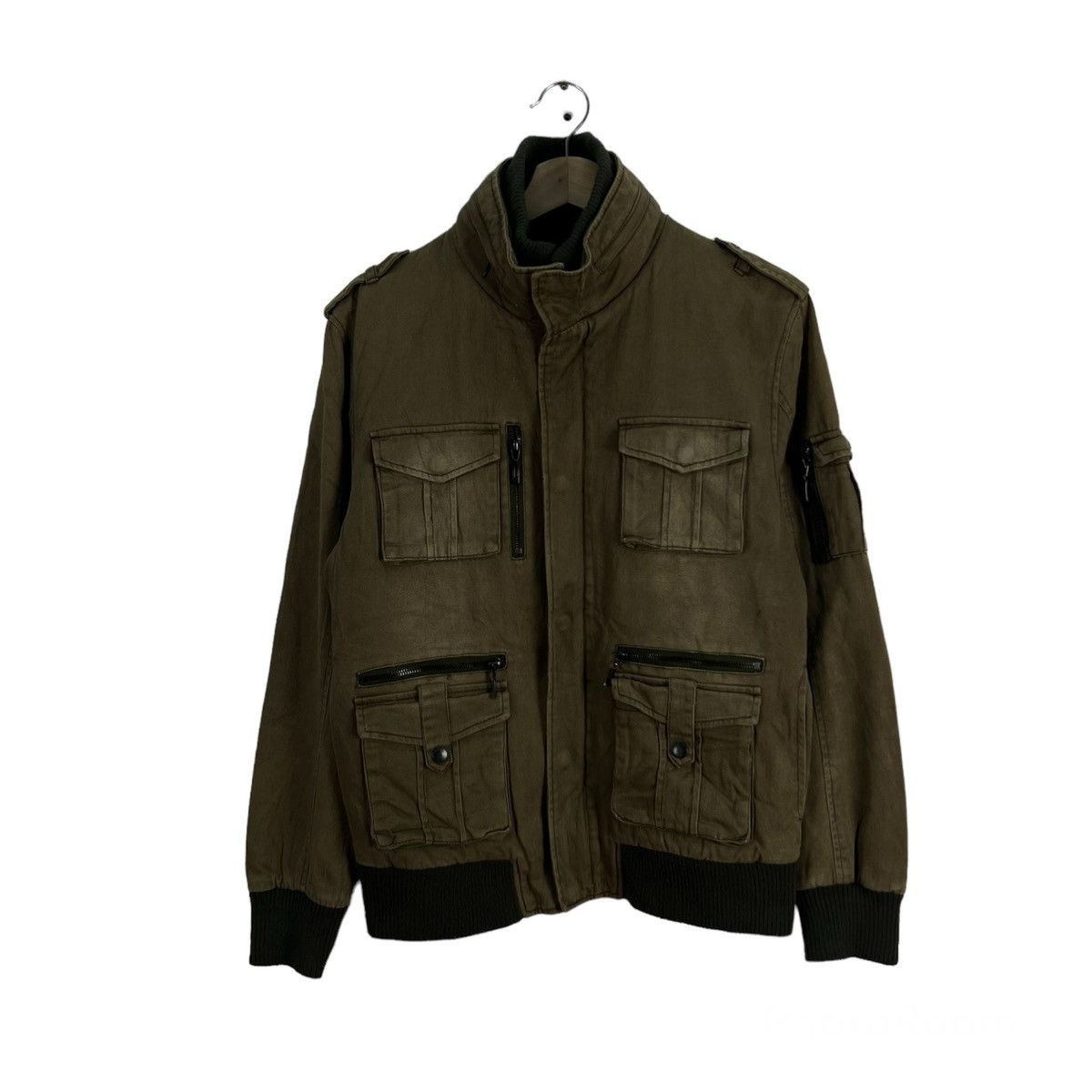 Japanese Brand VINTAGE V-MEN MULTI POCKET CARGO JACKET JAPAN MADE Size US L / EU 52-54 / 3 - 1 Thumbnail