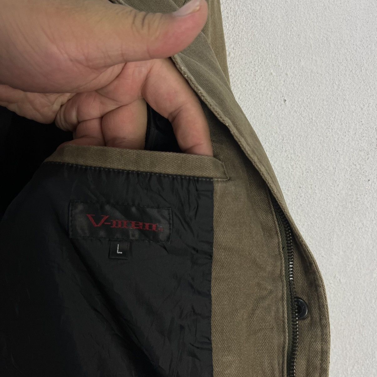Japanese Brand VINTAGE V-MEN MULTI POCKET CARGO JACKET JAPAN MADE Size US L / EU 52-54 / 3 - 11 Thumbnail