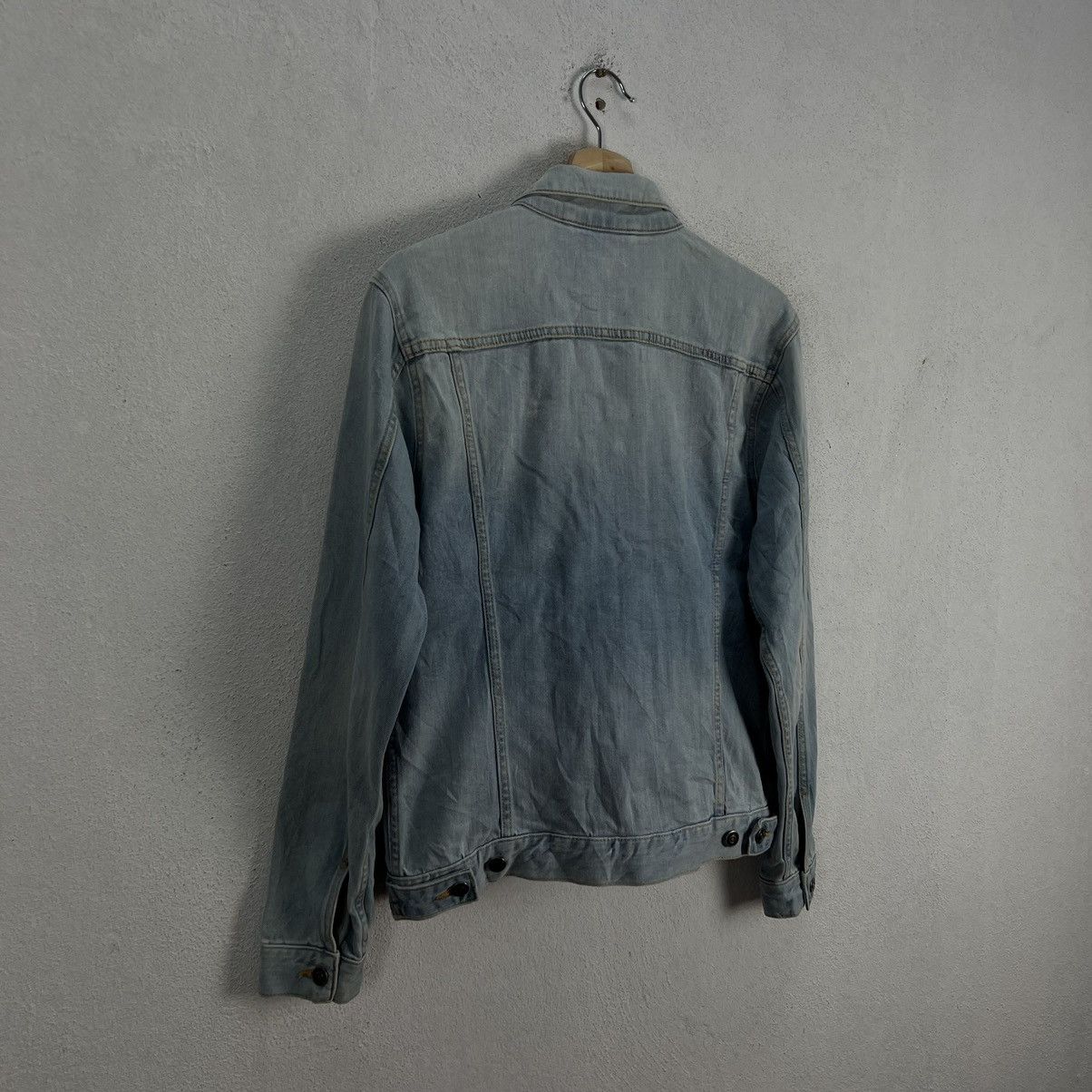 Japanese Brand RARE DISTRESSED DENIM TRUCKER JACKET BROWNY STANDARD JAPAN Size S / US 4 / IT 40 - 9 Thumbnail