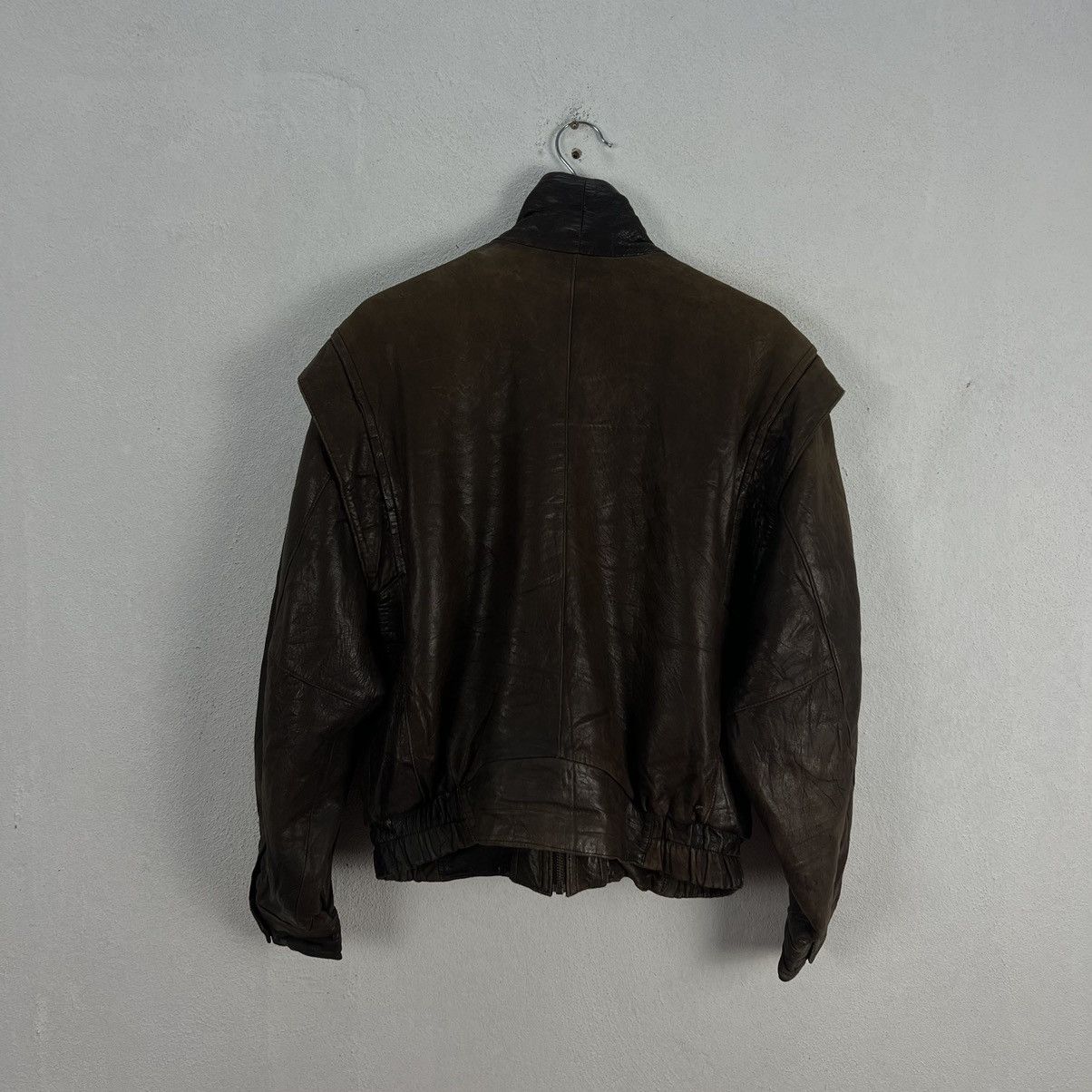 Japanese Brand VINTAGE 70’s ROBERT COMSTOCK LEATHER JACKET BOMBER DESIGN Size US M / EU 48-50 / 2 - 7 Thumbnail