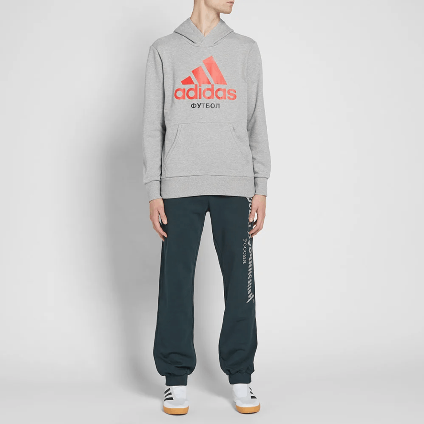 Adidas × Gosha Rubchinskiy GOSHA RUBCHINSKIY X ADIDAS Logo Hoodie Size US XL / EU 56 / 4 - 6 Thumbnail