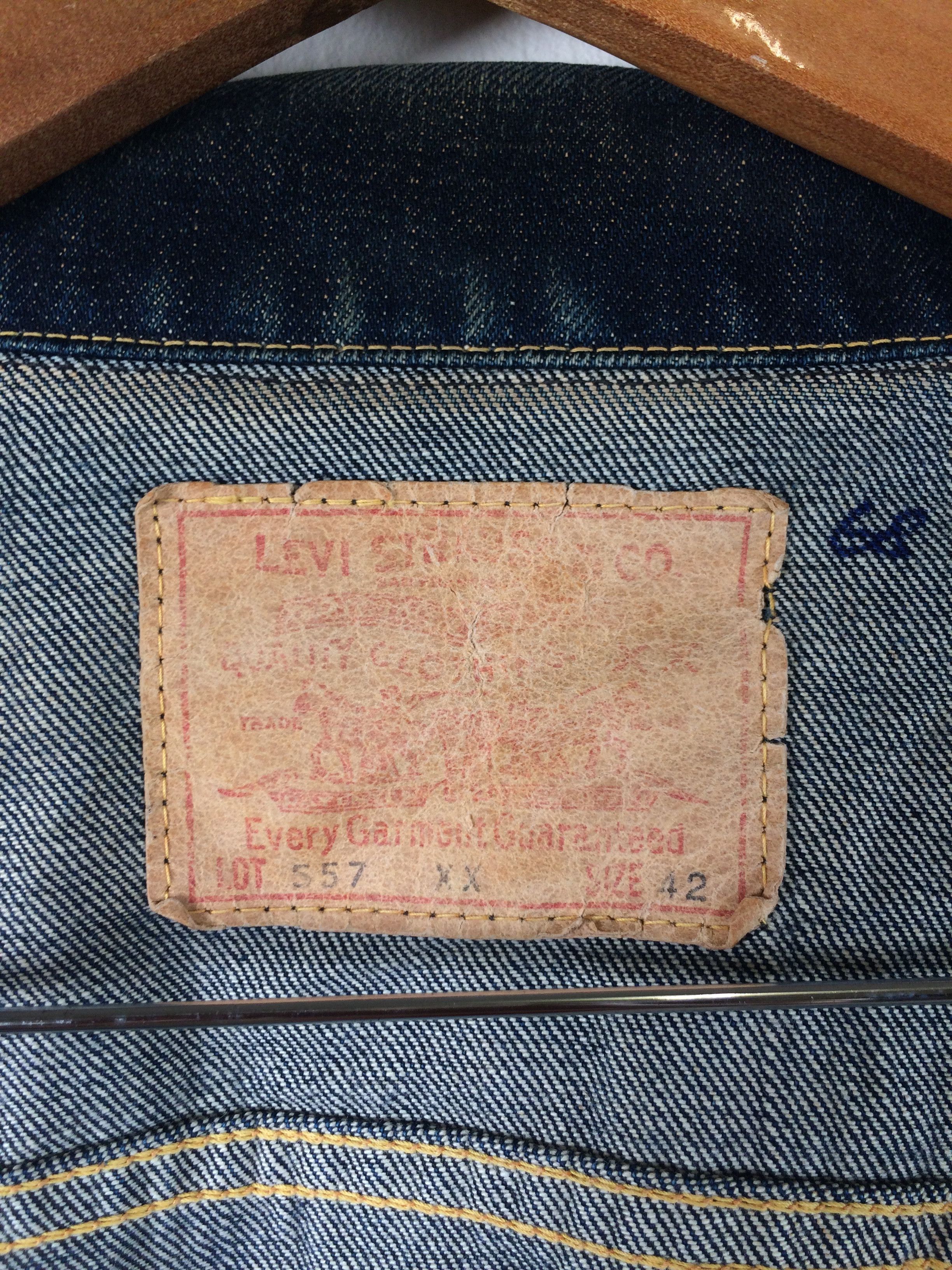 Levi's VTG 90's Levi's 557xx Big E Type 3 Trucker Denim Jacket Size US M / EU 48-50 / 2 - 15 Thumbnail