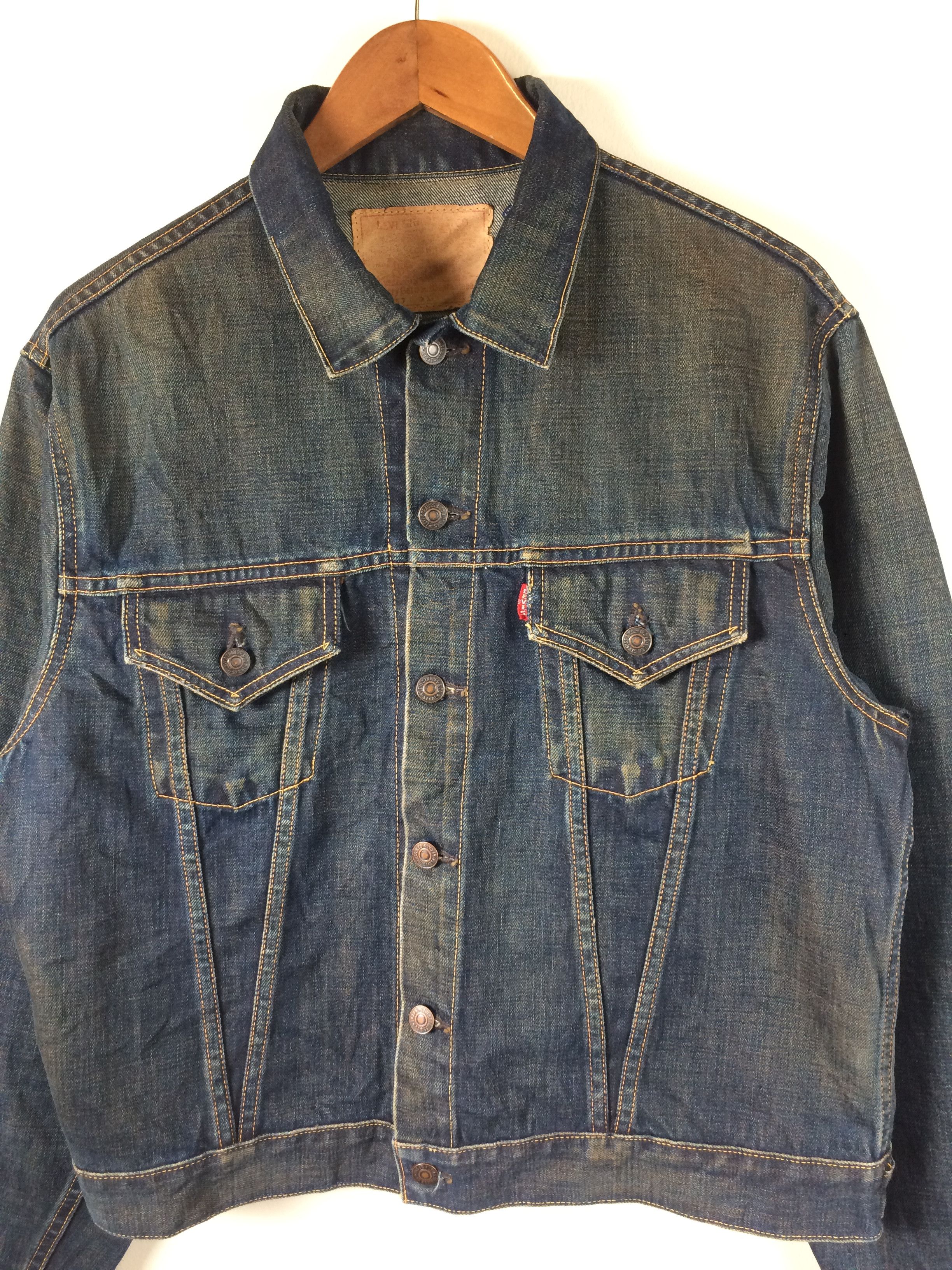 Levi's VTG 90's Levi's 557xx Big E Type 3 Trucker Denim Jacket Size US M / EU 48-50 / 2 - 3 Thumbnail